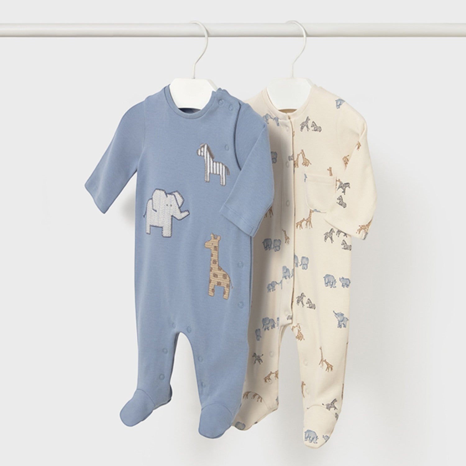 Baby Romper, Light Blue, 2714/40