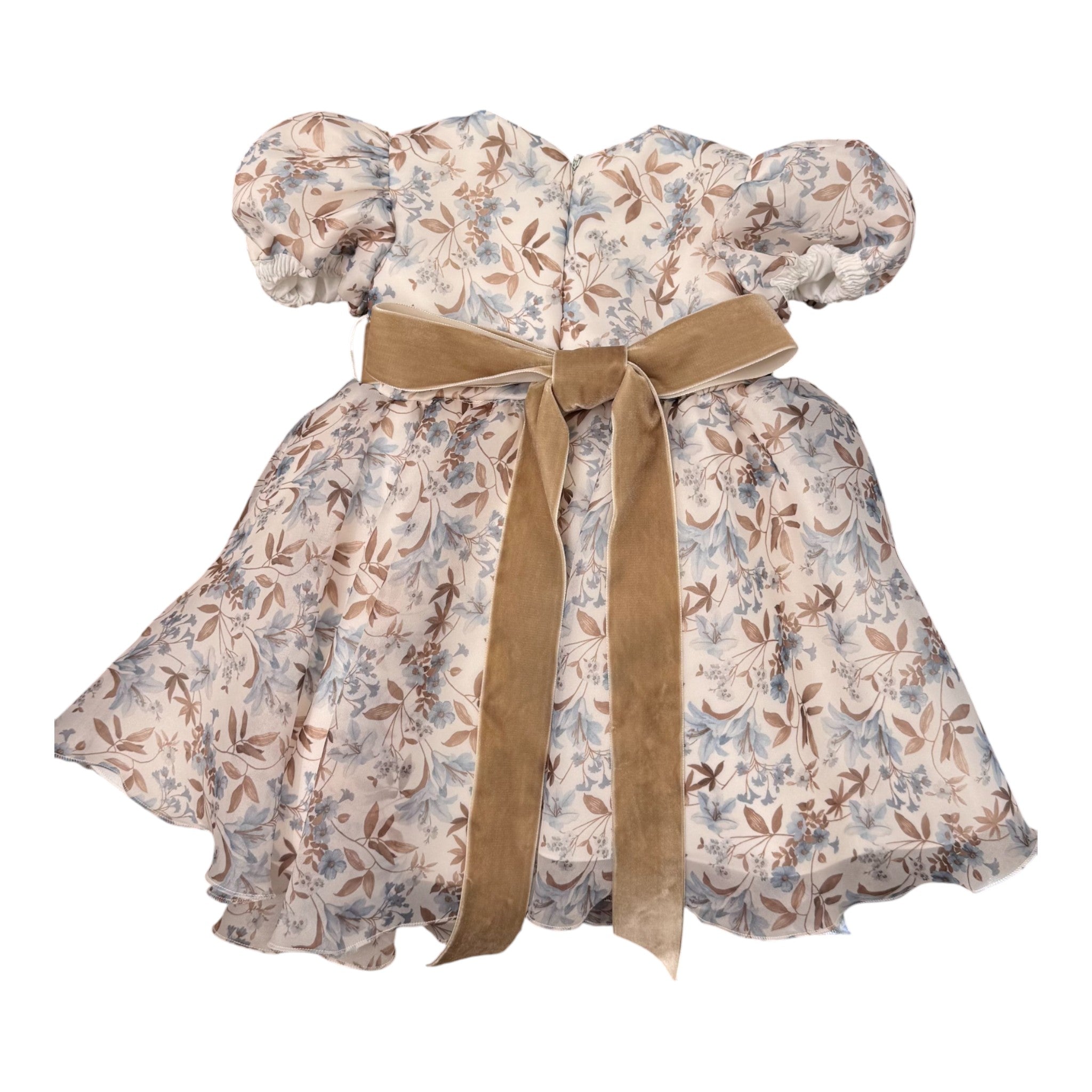 Abito Floreale Bimba Beige GG29I