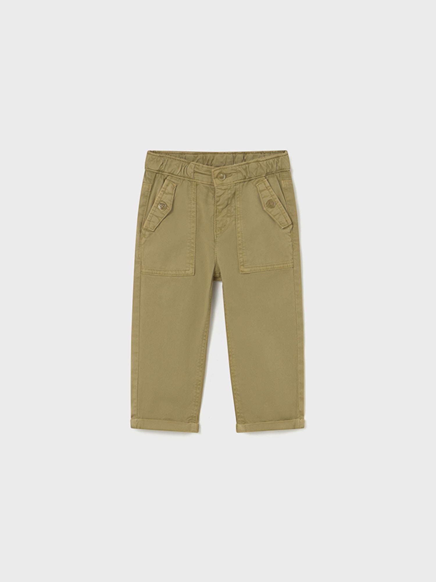Brown Twill Trousers with Pockets for Boys 2501/25
