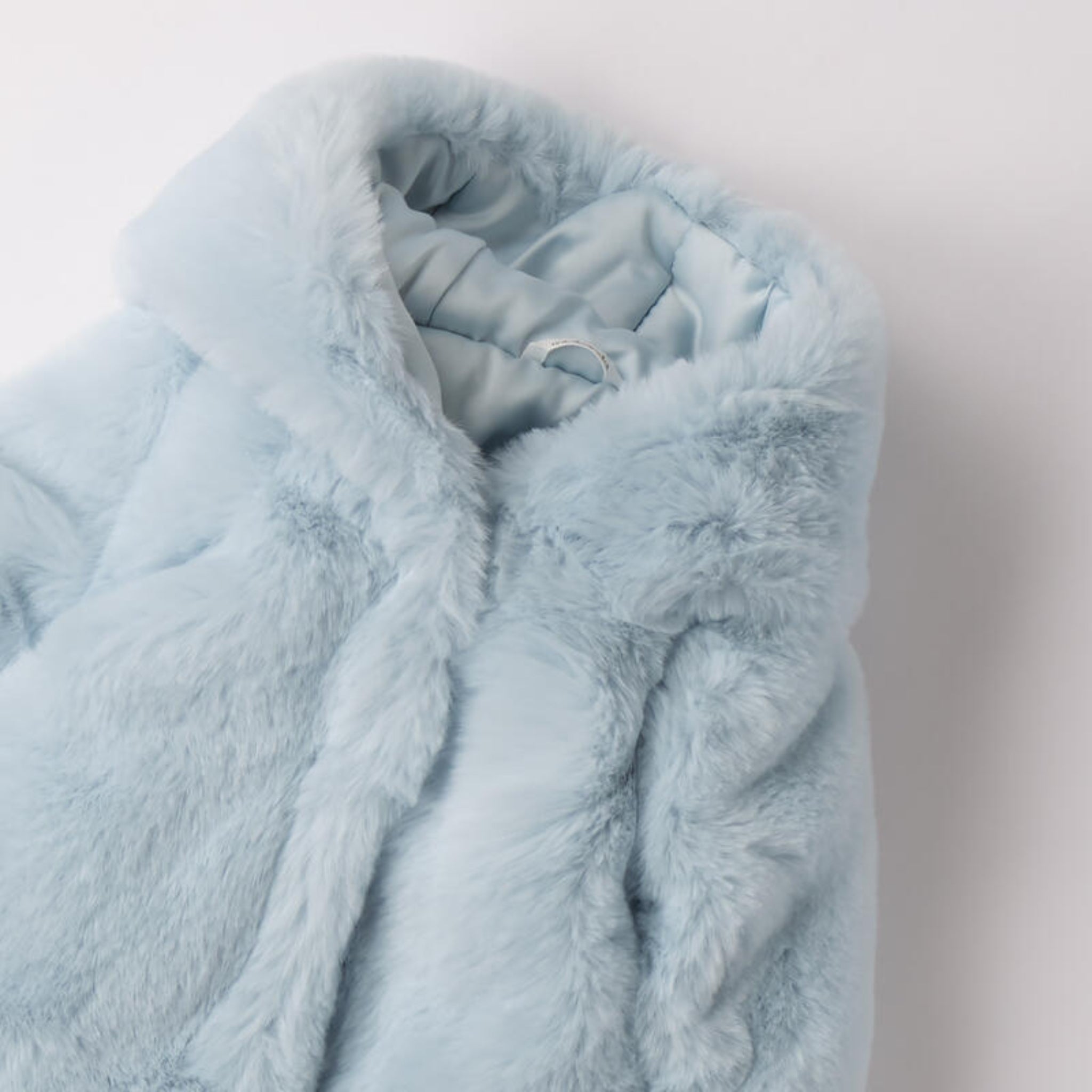 Cappotto Eco-Pelle Pelliccia Bimba Bianco 3F735/3942