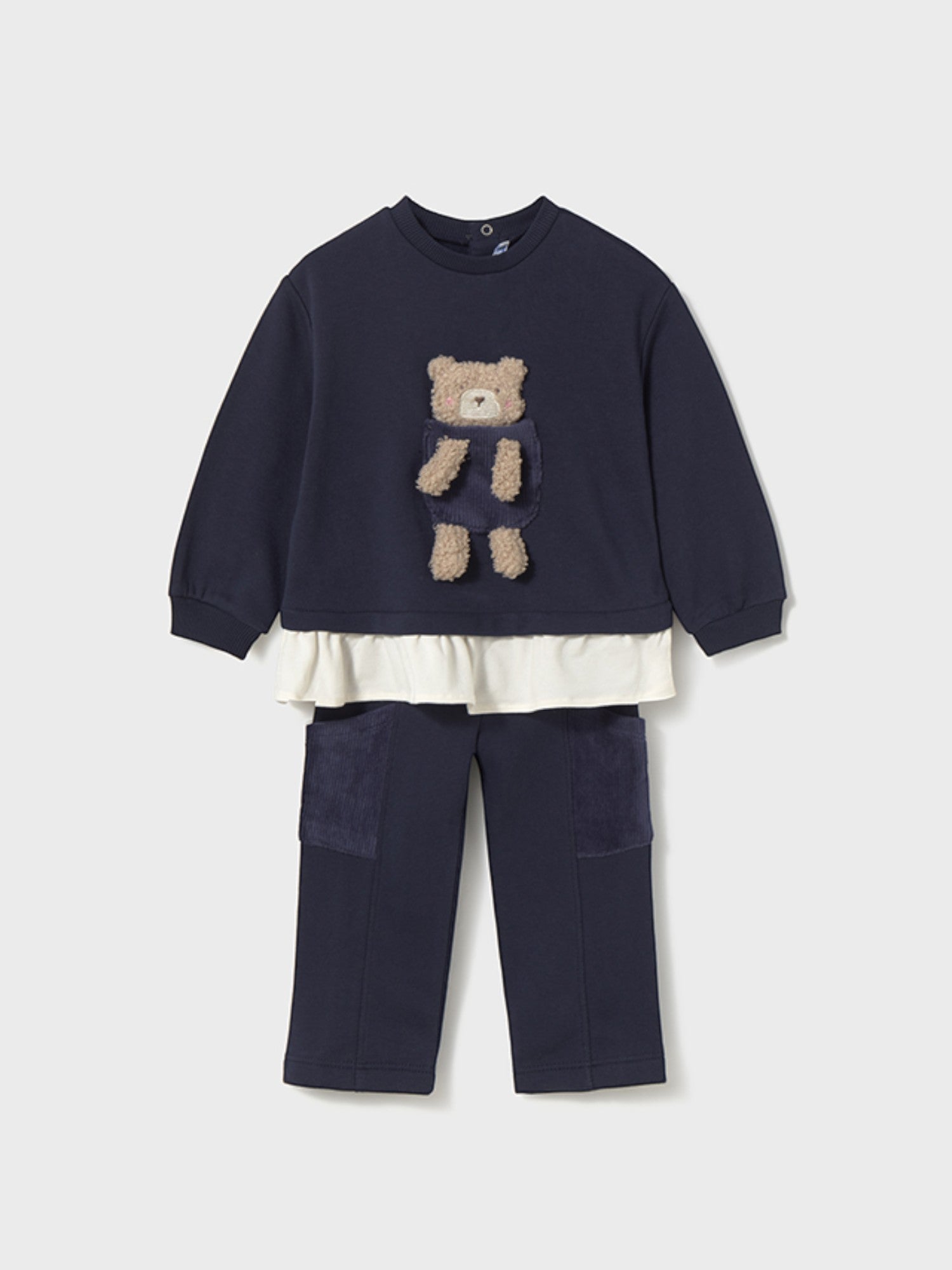Girl's tracksuit, Blue, 2843/53