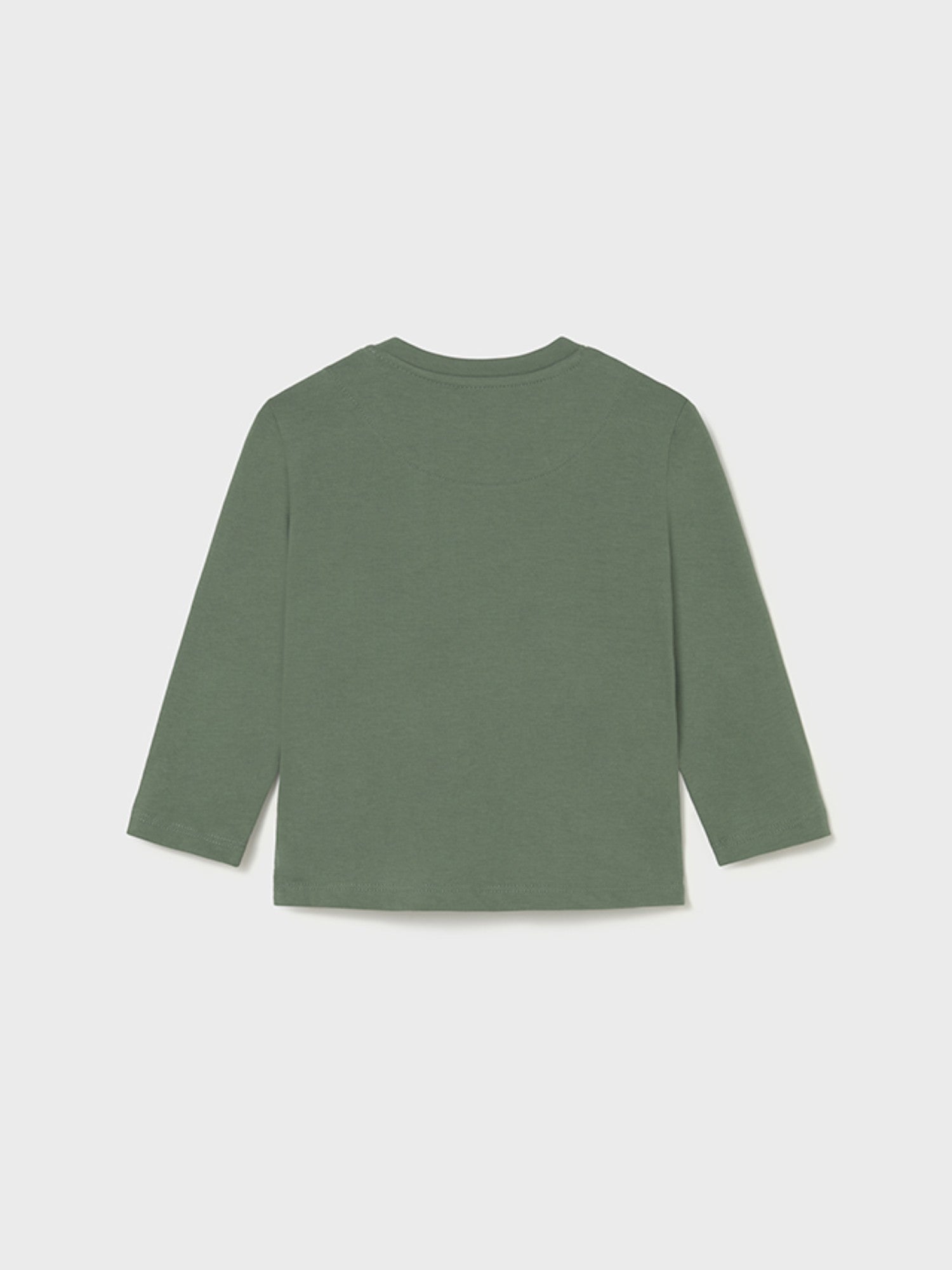 Basic long-sleeved shirt, baby boy, green, size 108/31