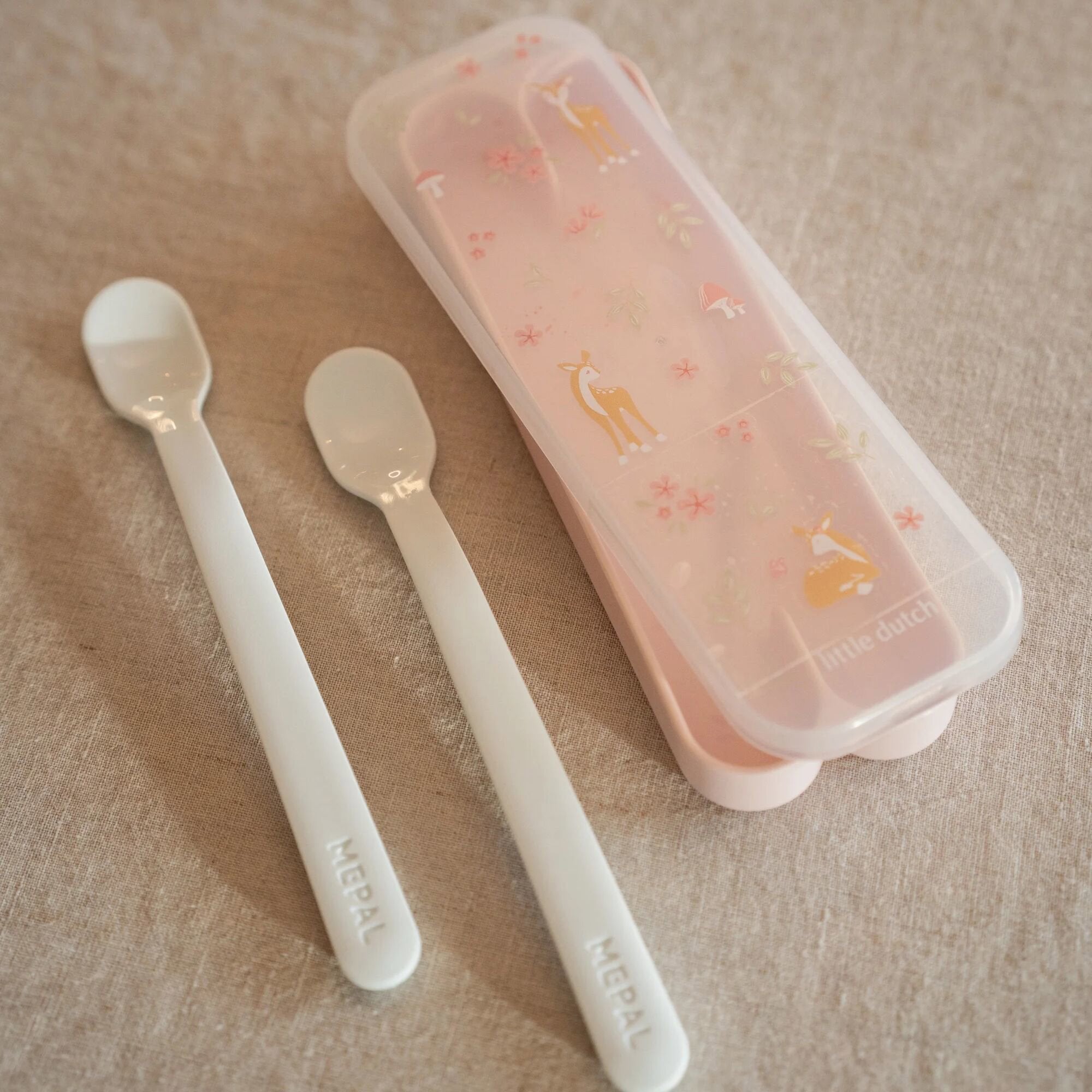 Set cucchiai 2 pezzi  Rosa 108032065406 -  NANU' BABY