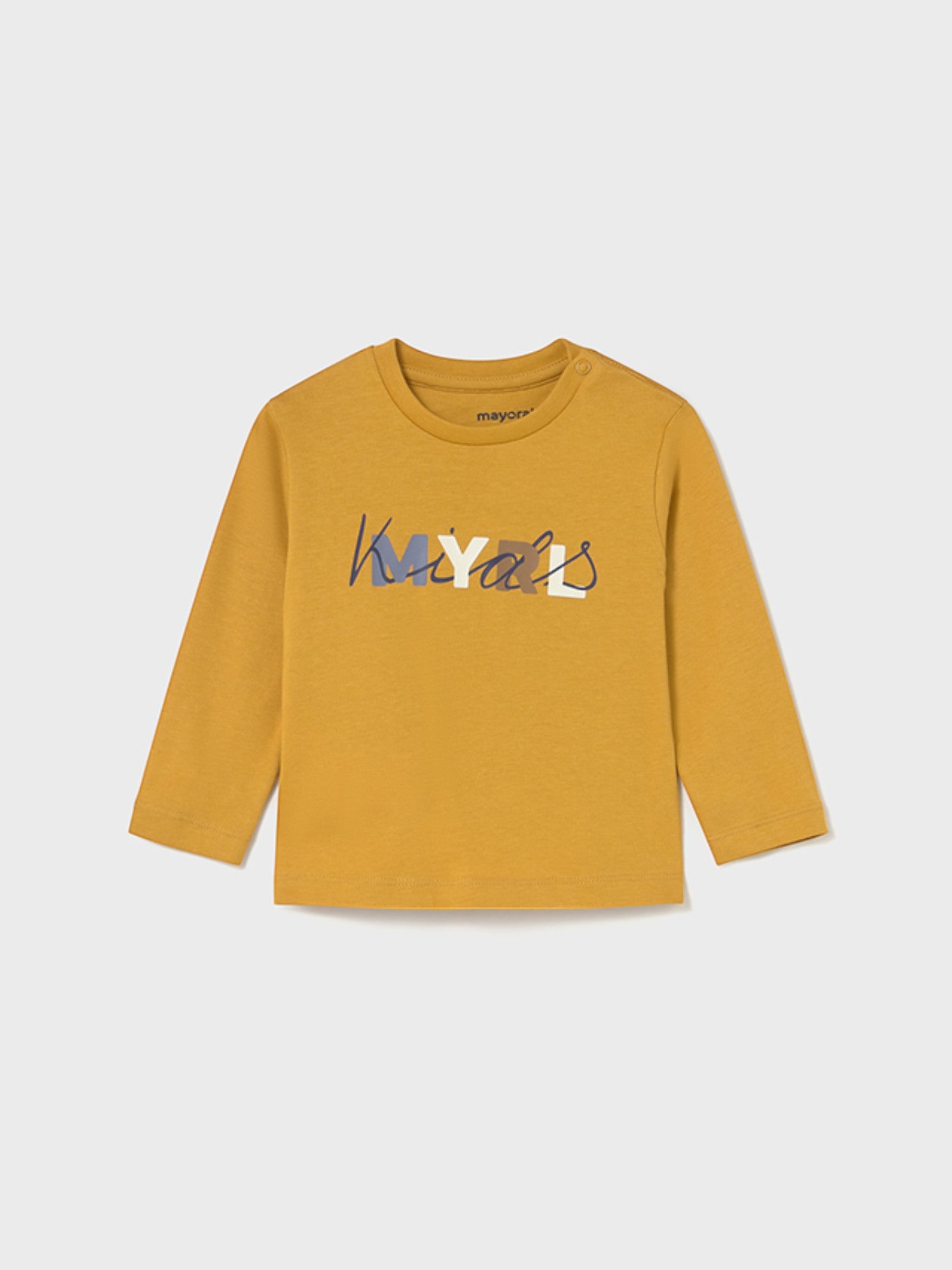 Basic yellow boy's t-shirt, size 108/28.