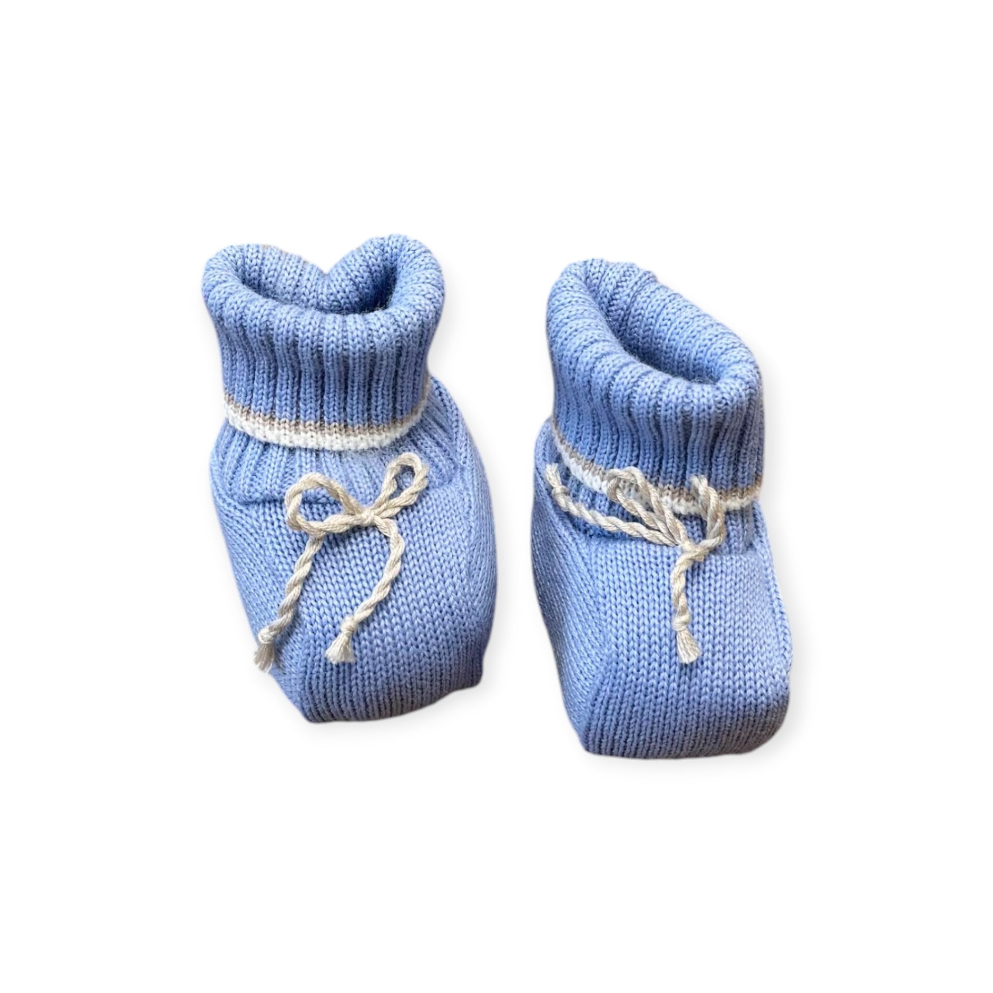 Little Horse 7820 Baby Boy's Mixed Wool Outfit, Light Blue