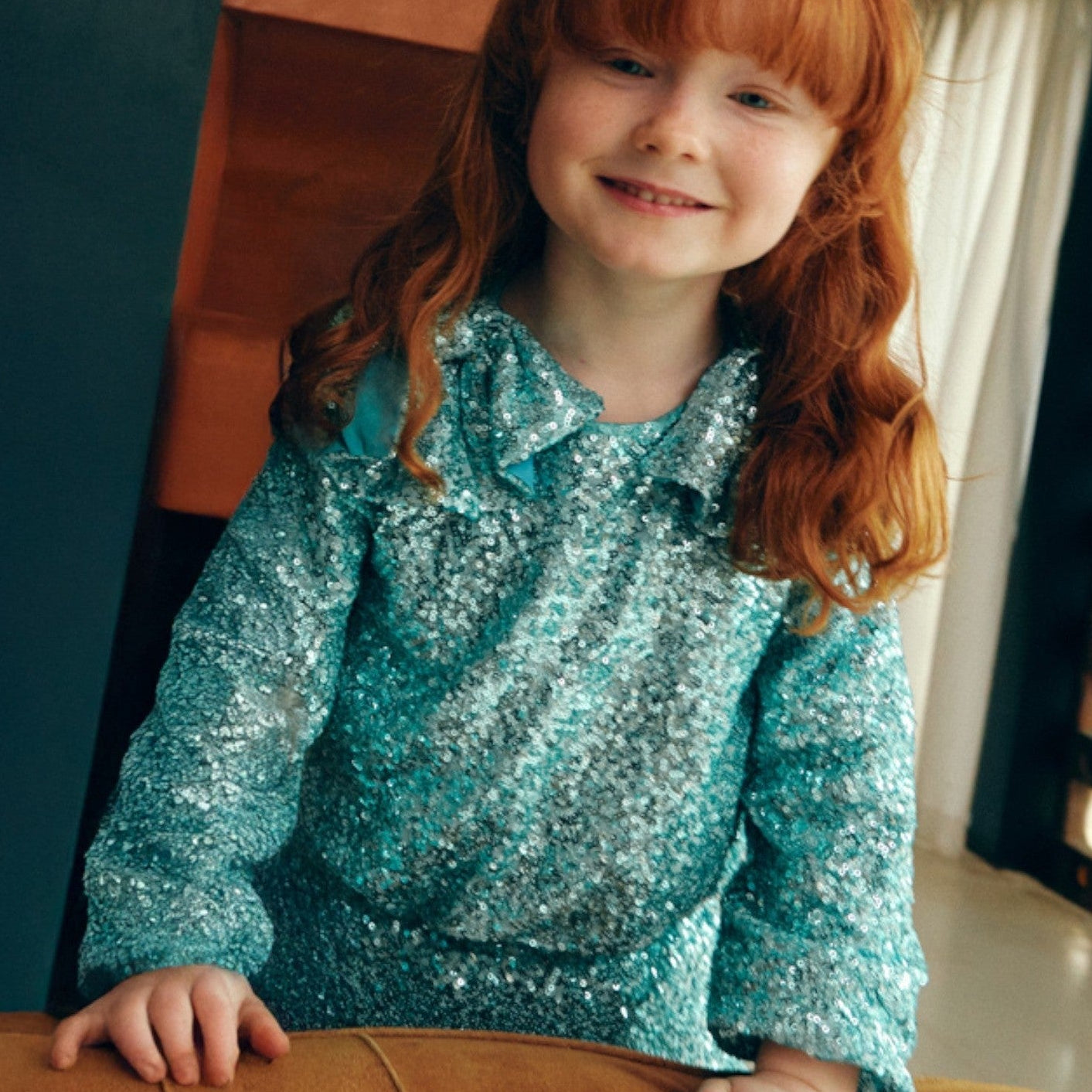 Compl. gonna lustrini Bimba Verde 5542/9 -  NANU' BABY