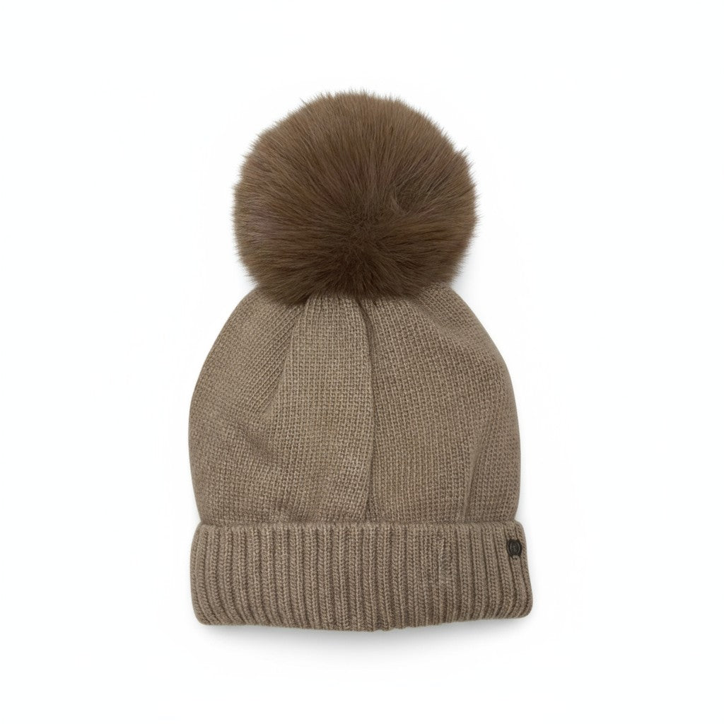 Cappello Pom Pon Ecologico Tortora CT1622EA