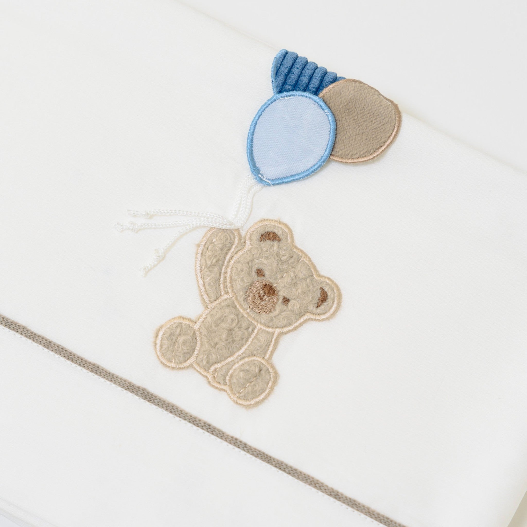 Lenzuolino Neonato Cotone Azzurro SARTORIA DEI PICCOLI (cod. LL1110)