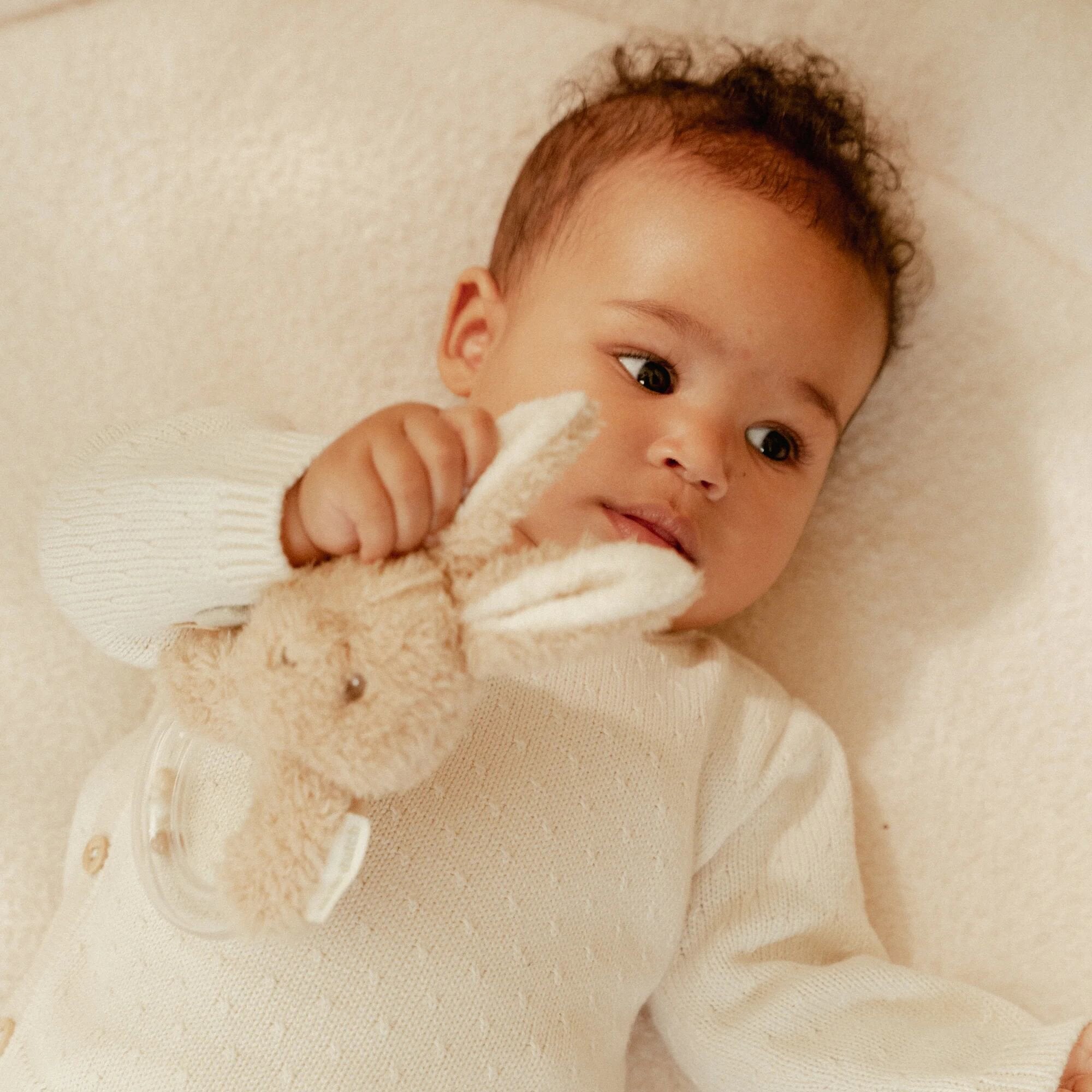 Sonaglio ad anello Bunny  Beige LD8414 -  NANU' BABY