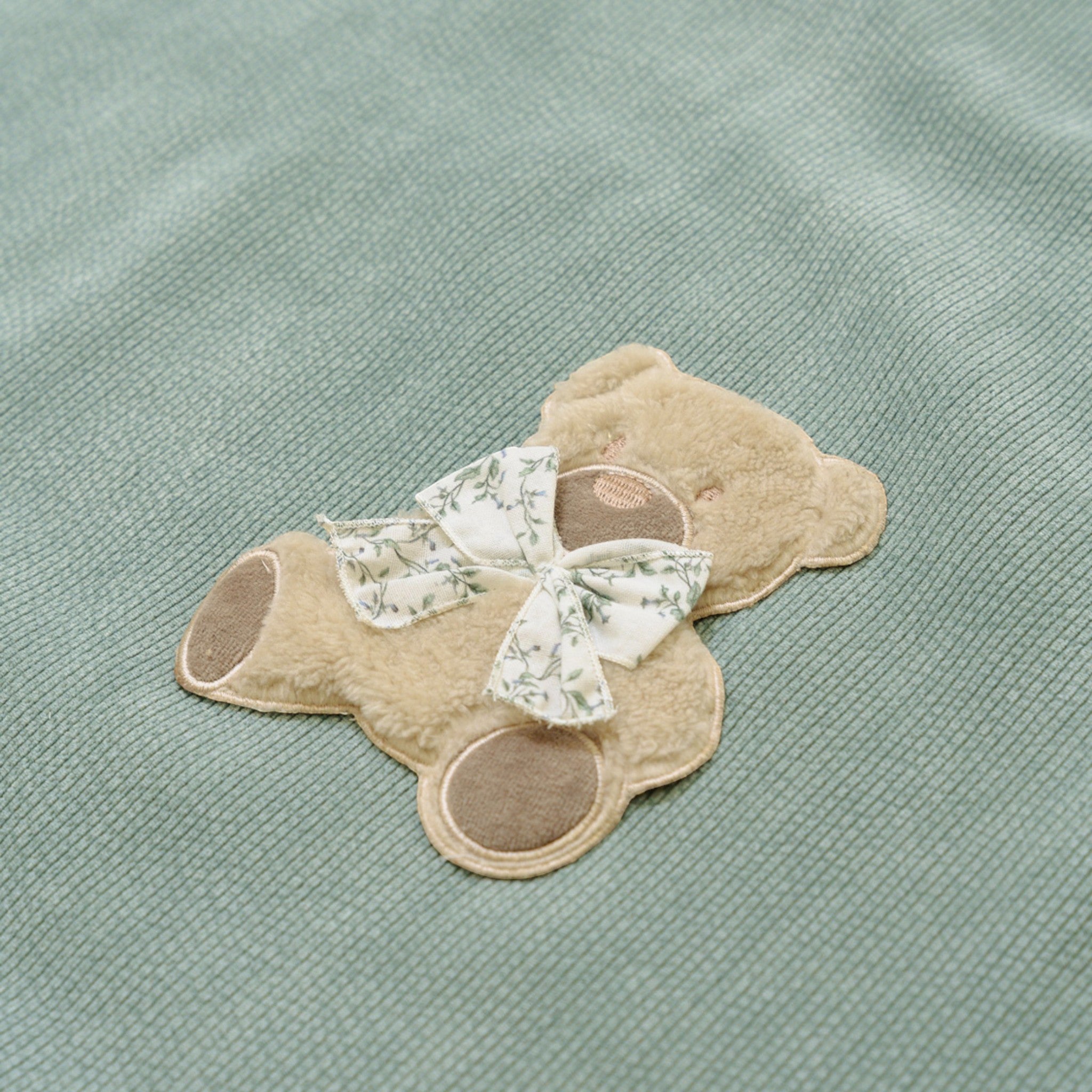 Copertina Neonata Ciniglia Verde SARTORIA DEI PICCOLI (cod. LC1102)