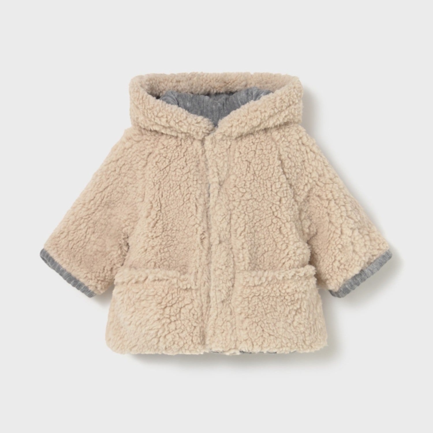 Cappotto reversibile Bimbo Grigio 2496/81 -  NANU' BABY