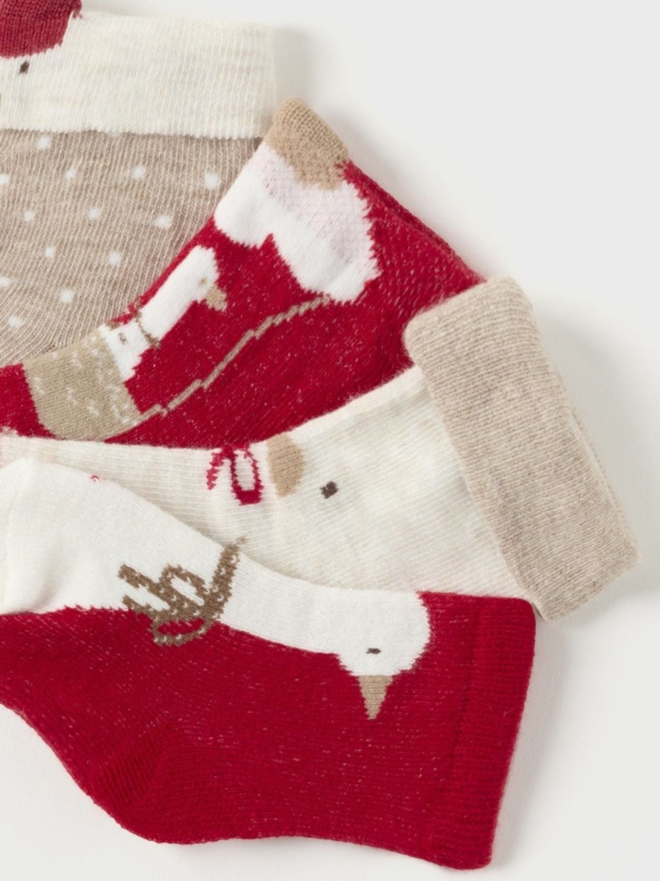 Set of 4 RED socks 2G-9762/RS