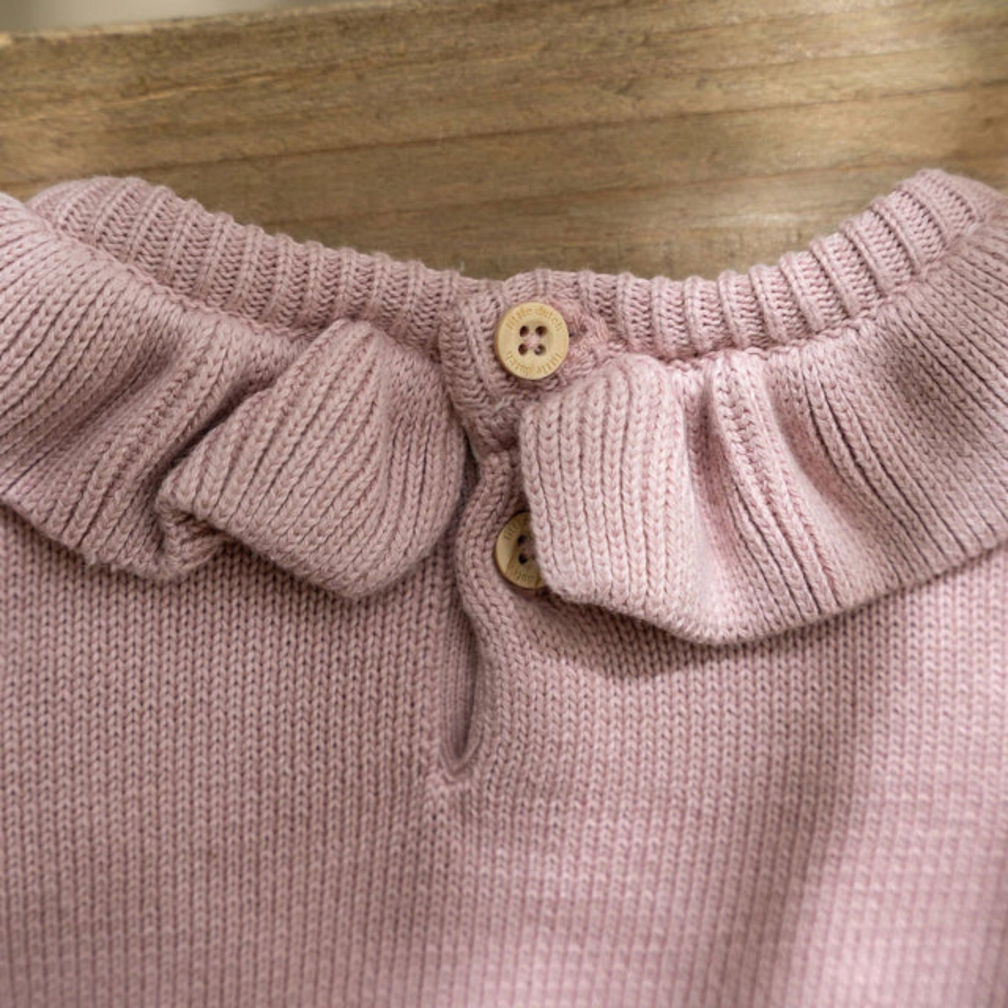 Maglione lavorato a maglia - Giardino delle fate Bimba Rosa CL25092019