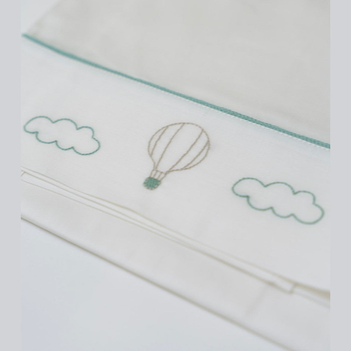 Lenzuolino Mongolfiera Neonato VANIGLIA IN57LE/V -  NANU' BABY