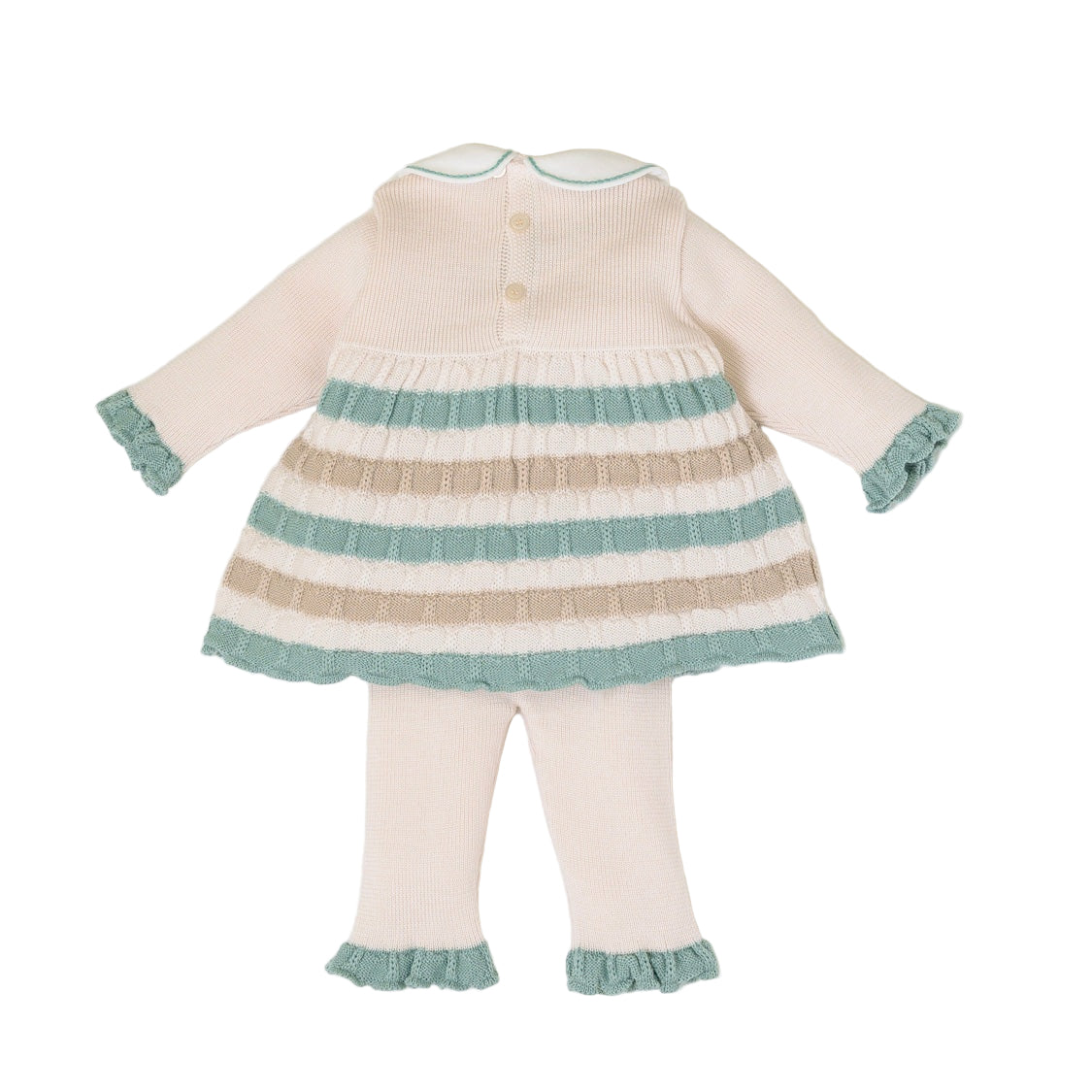 Completo nascita Neonata Verde IN2319/V -  NANU' BABY