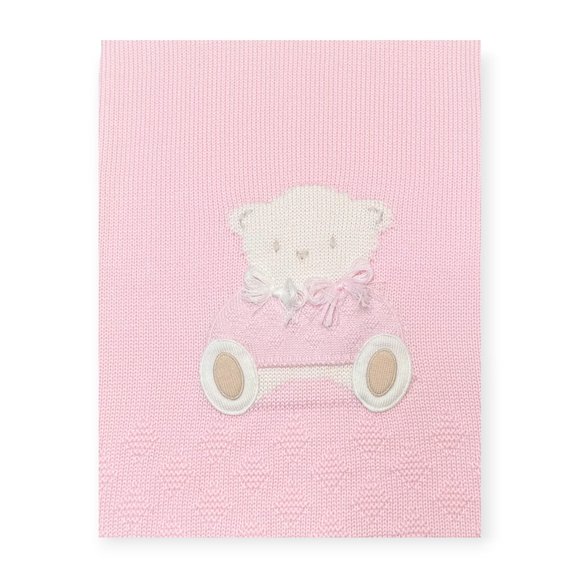 Coperta Neonata Rosa Pura Lana Teddy 7772