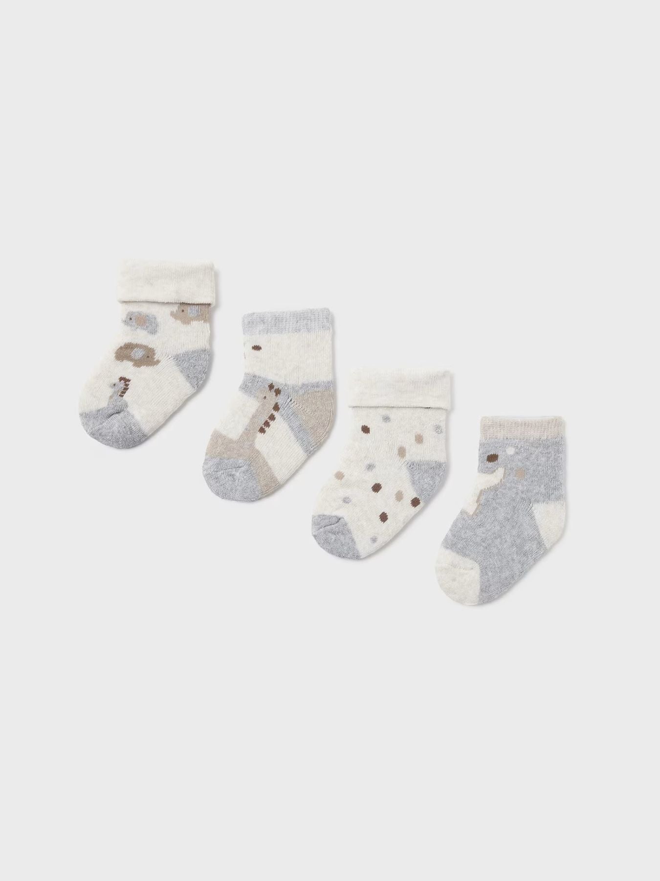 Set of 4 socks Grey 1D-9759/GR