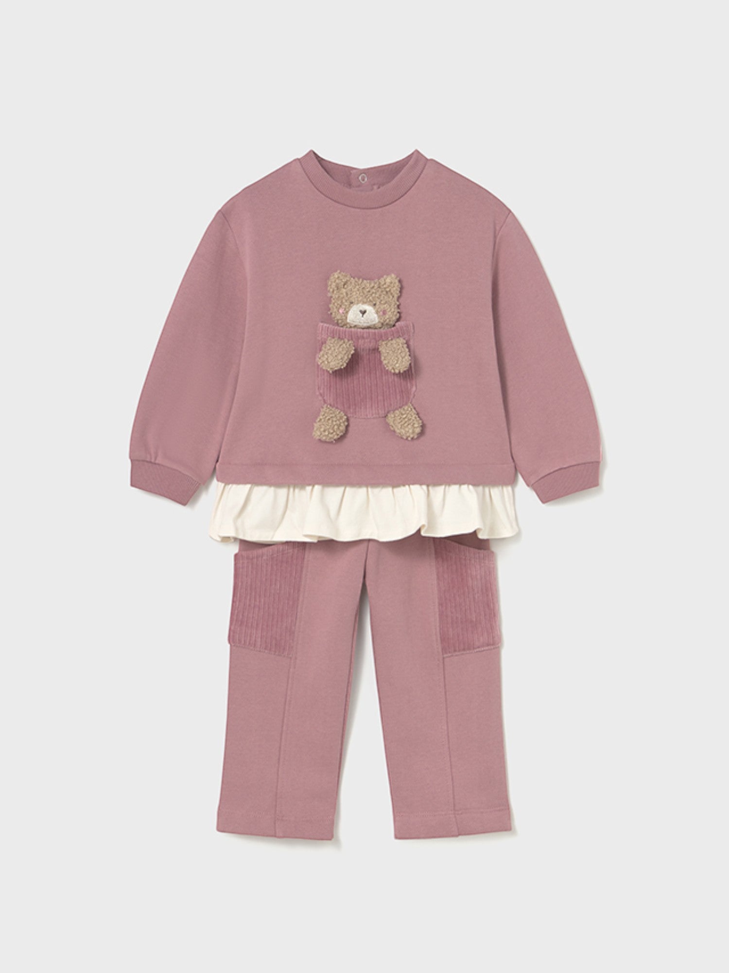Pink girls' tracksuit 2843/51