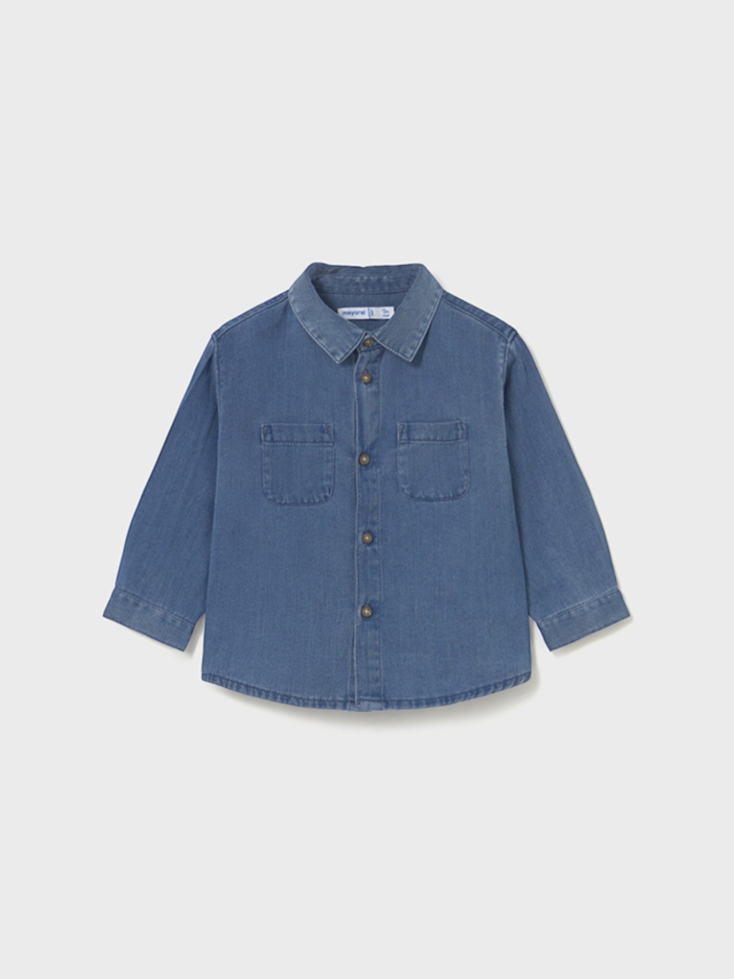 Boy's denim shirt, medium/large size, blue, 2108/5