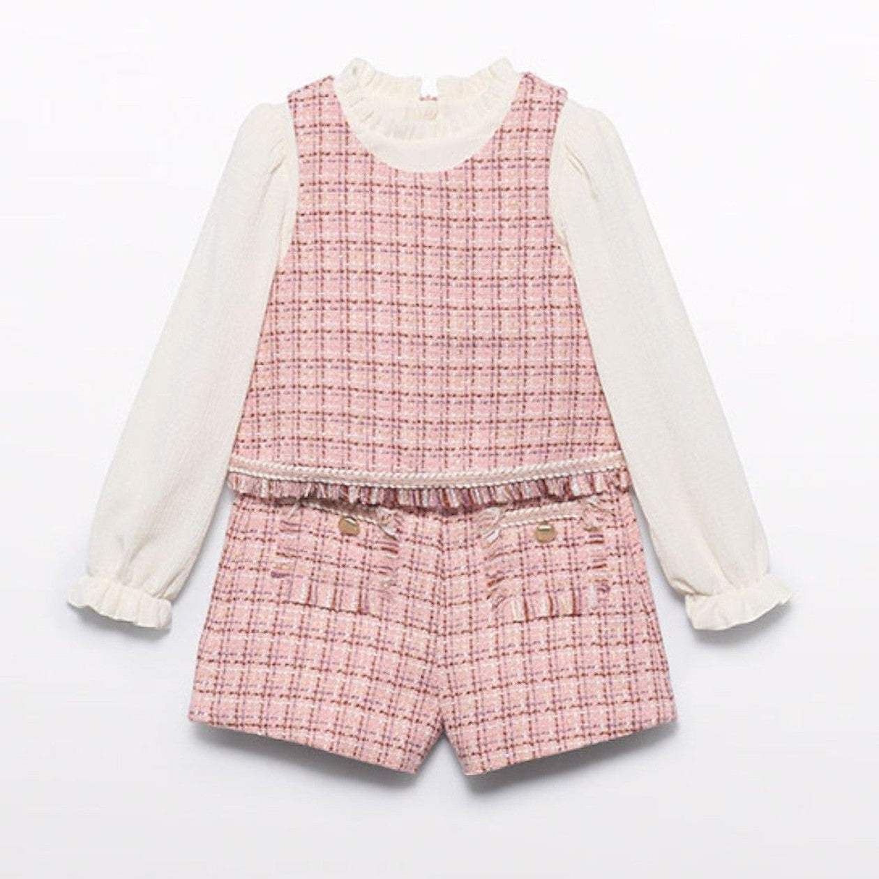 Compl. bermuda tweed Bimba Rosa 5727/8 -  NANU' BABY