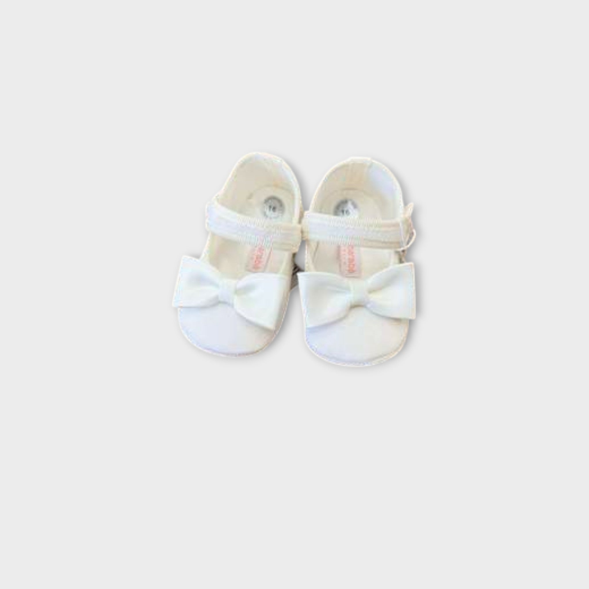Girls' White Velvet Shoes - AMBARABA'