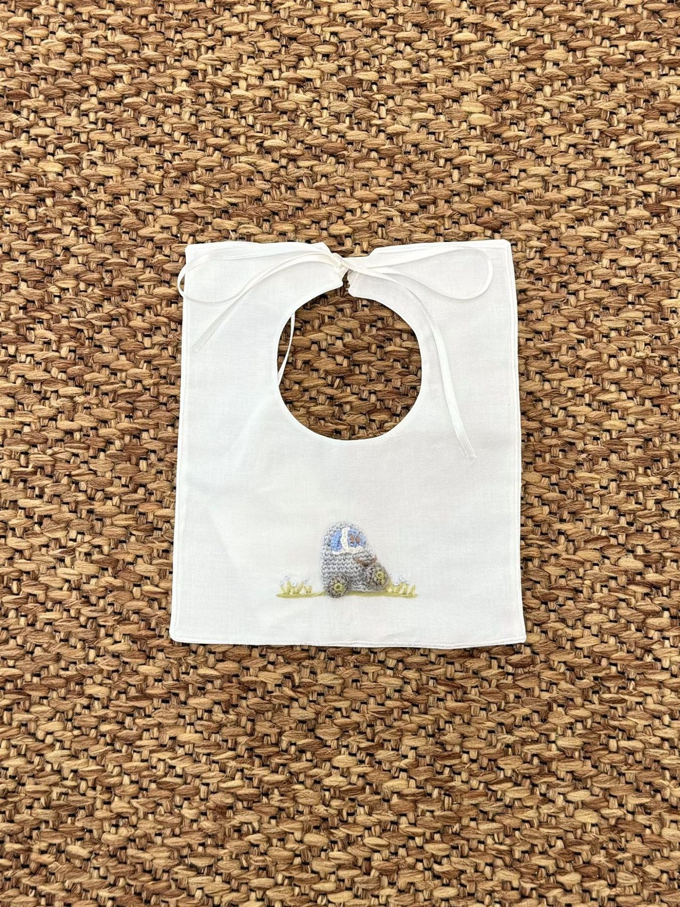 Ivory Baby Car Bib ETNA 9081