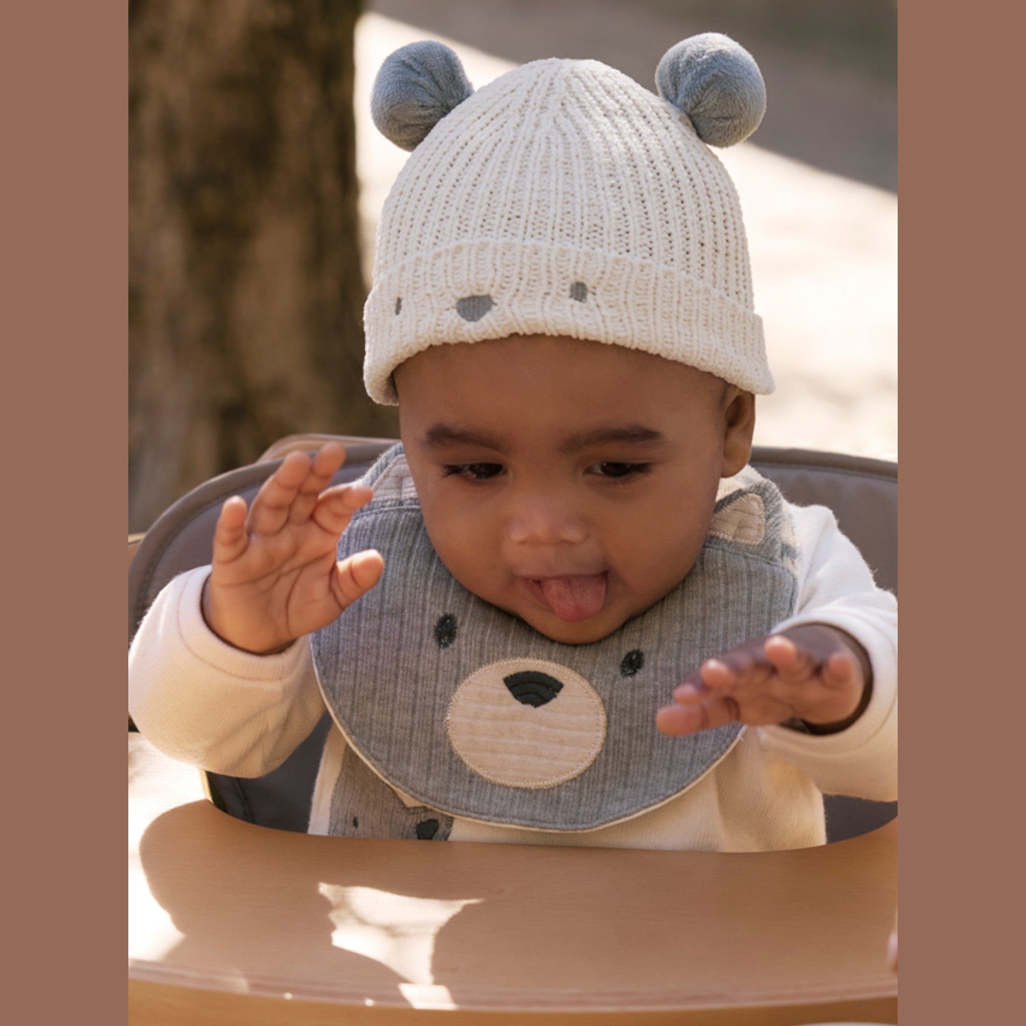 Set cappello e calzini Neonato Beige 9933/80 -  NANU' BABY