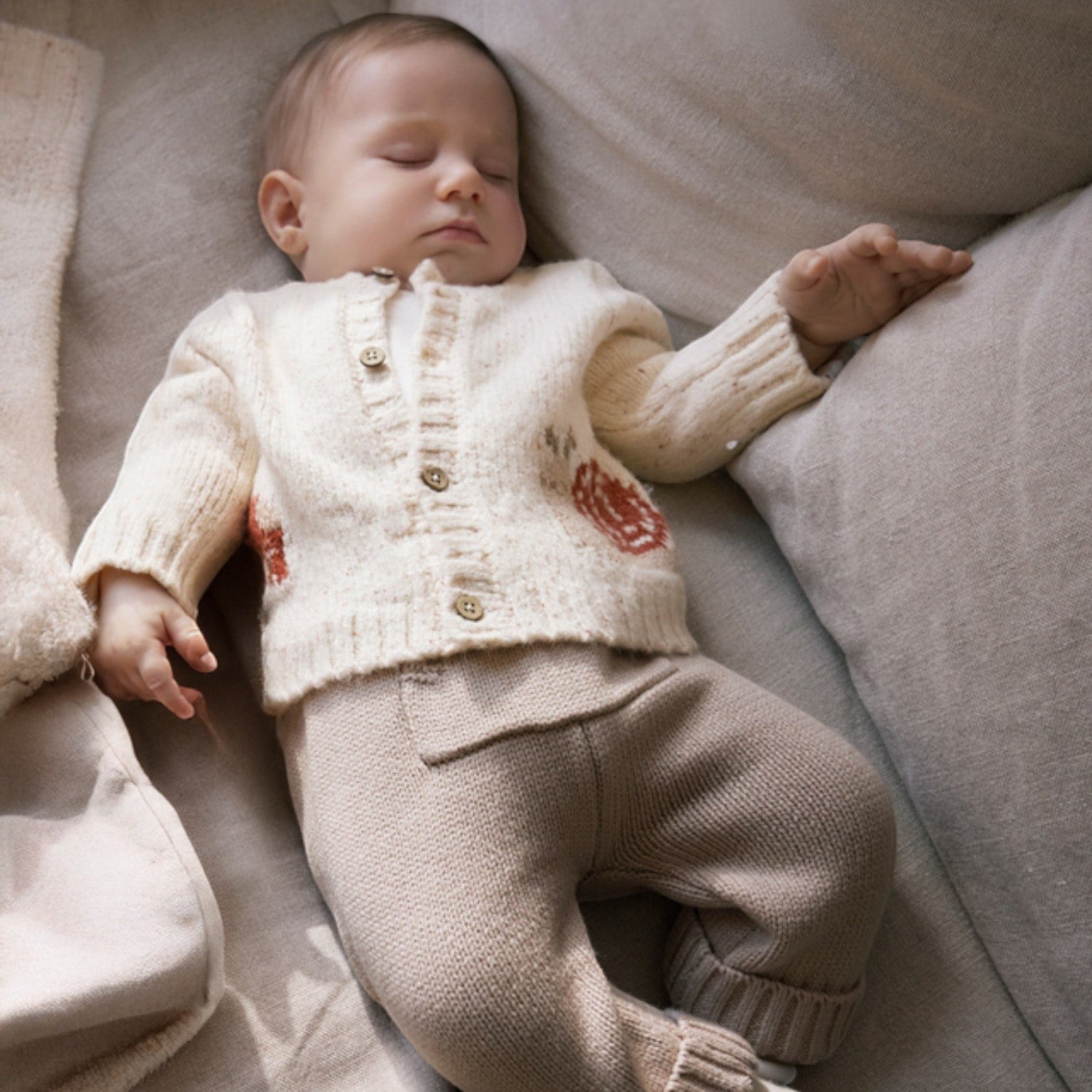 Baby Boy's Suit, Beige 2571/2