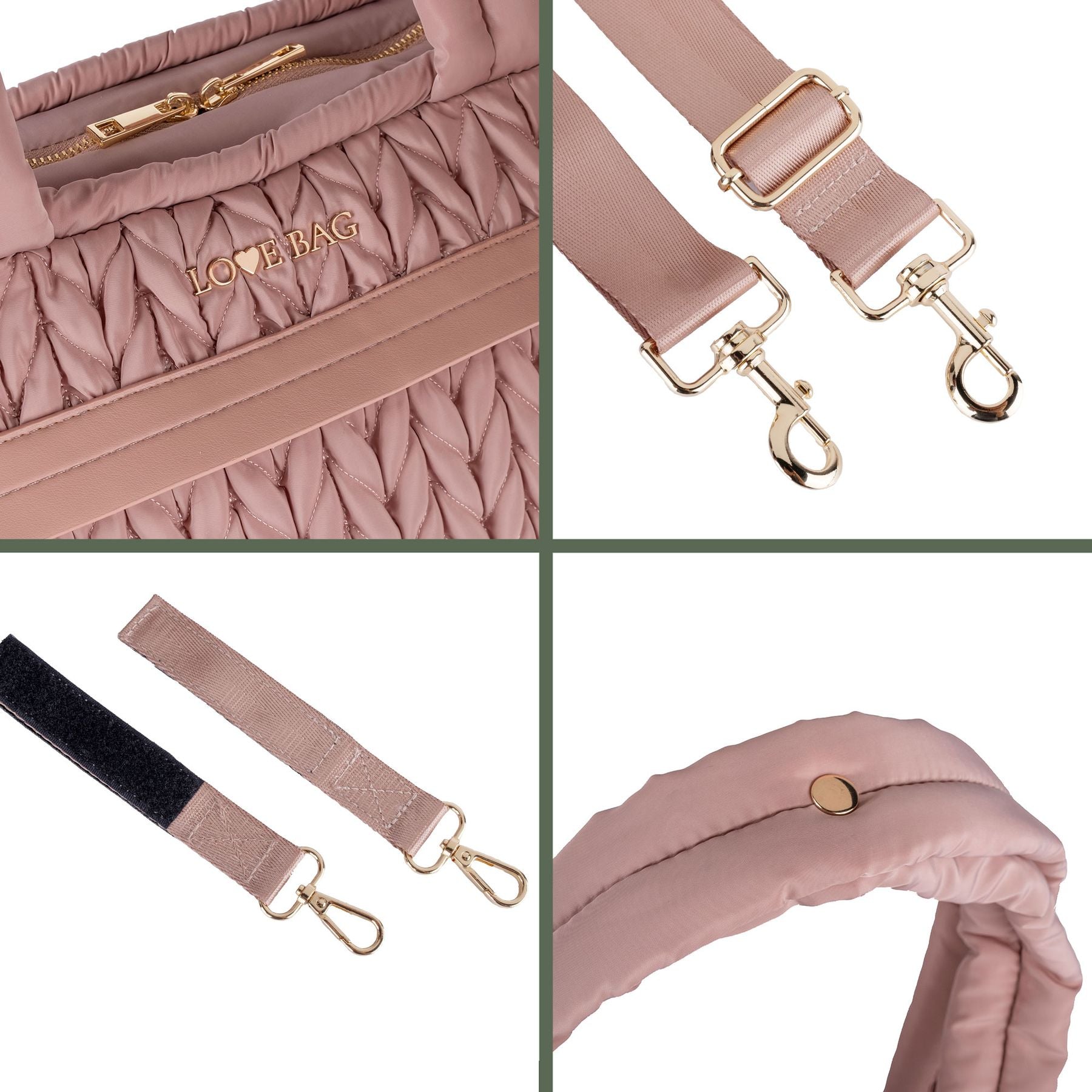 Borsa Ovale Rosa  ROSA BORSA OVALE ROSA -  NANU' BABY