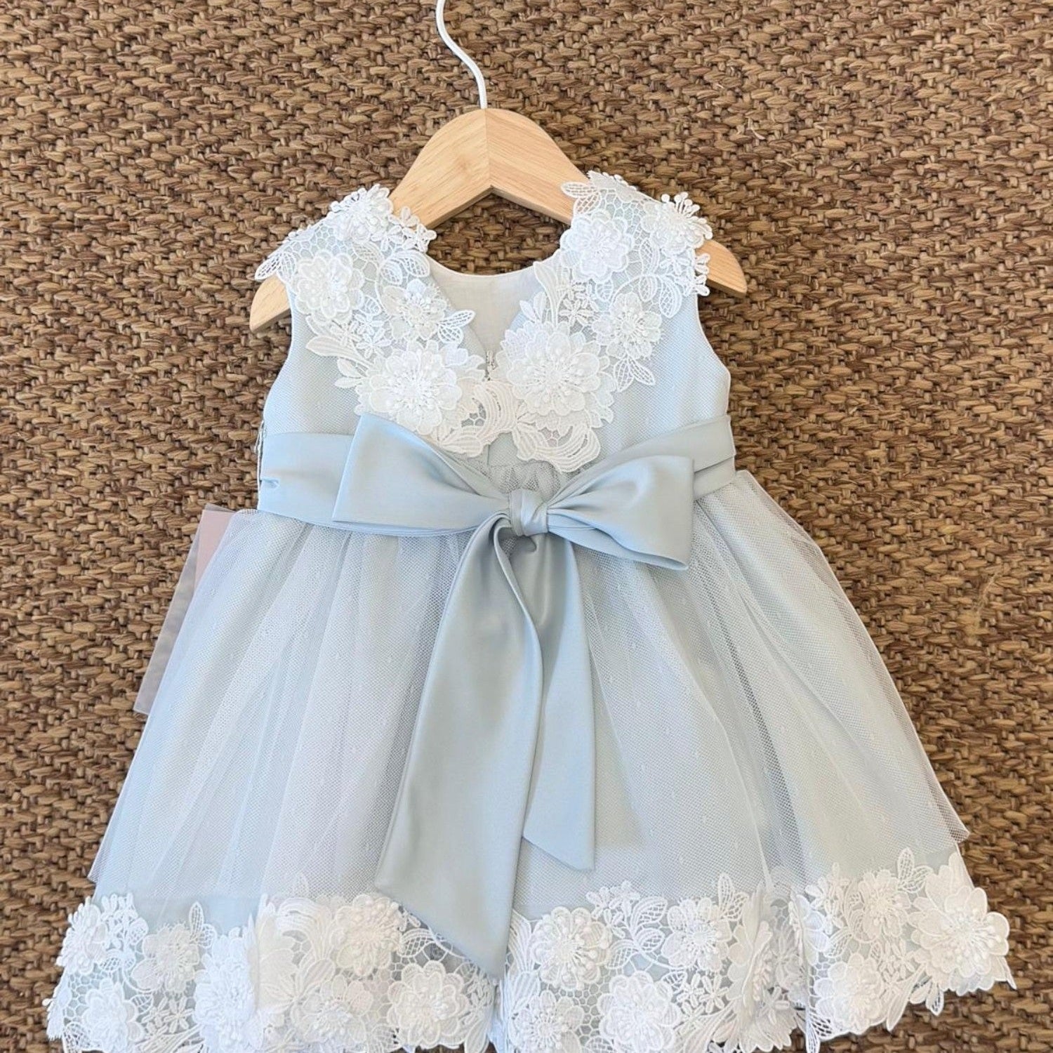 Abito Cerimonia Bimba AZZURRO FB083/AP -  NANU' BABY