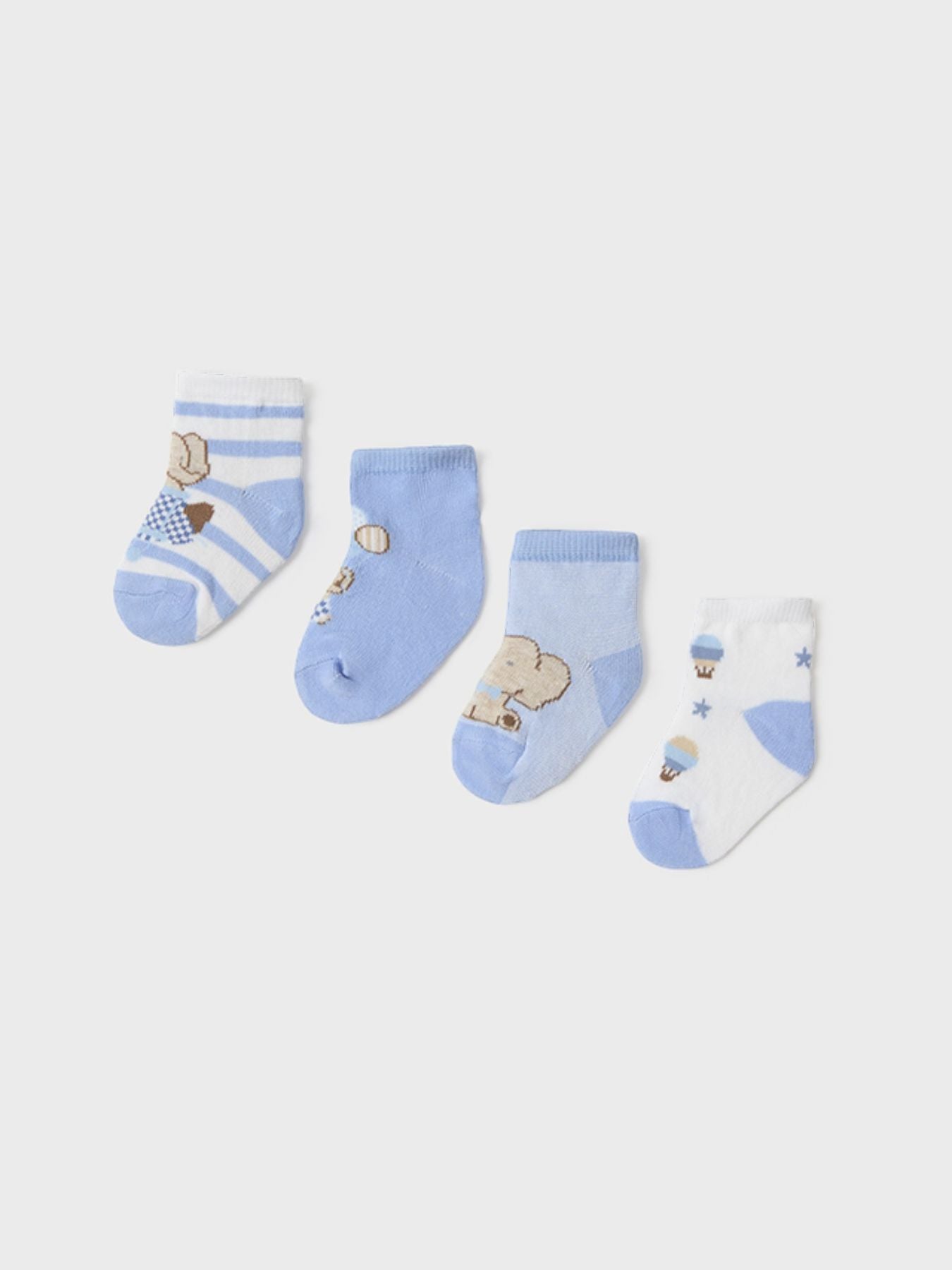 Set of 4 Blue Socks 9706/A