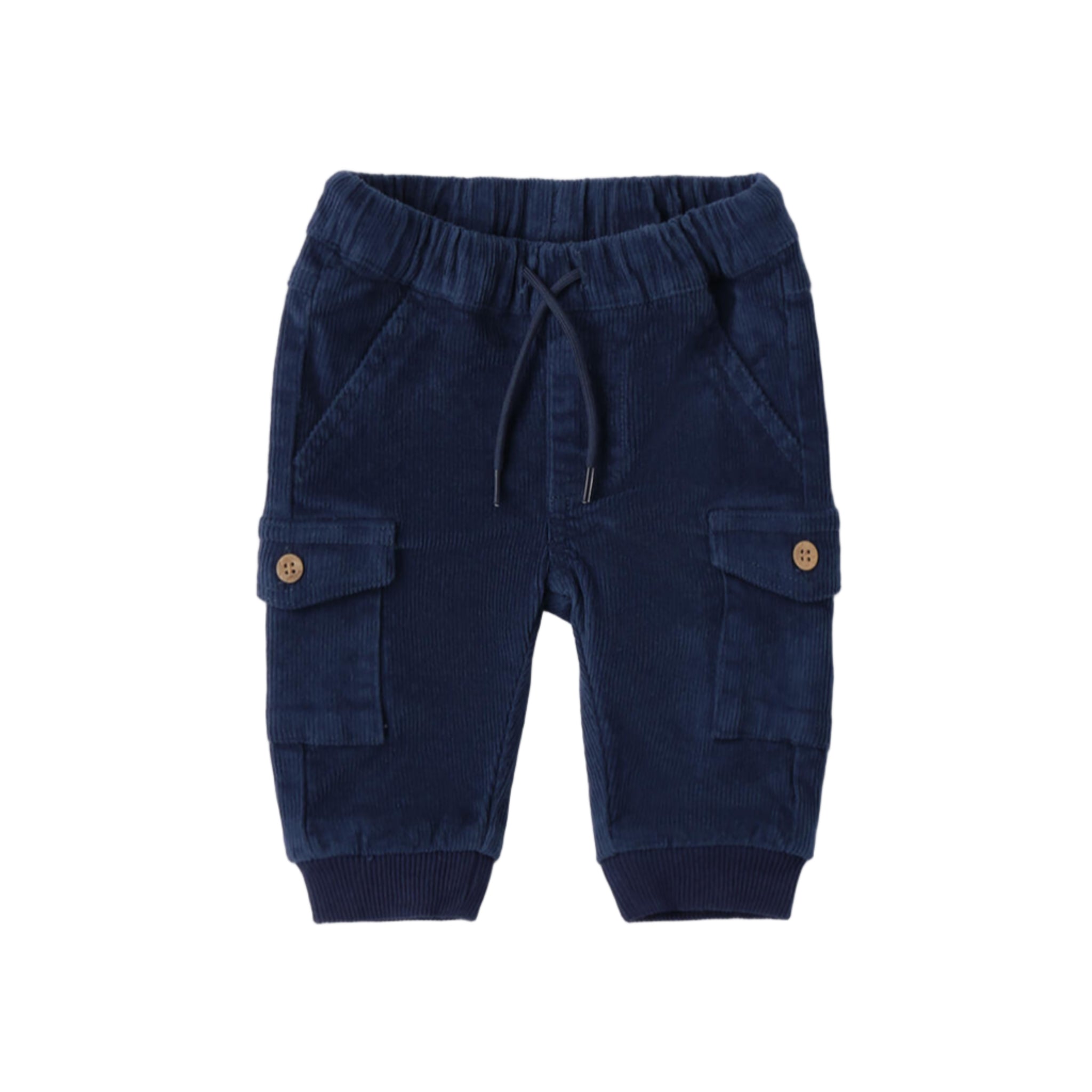 Pantalone Cargo Velluto Cotone Stretch Bimbo Blu 3F629/3656