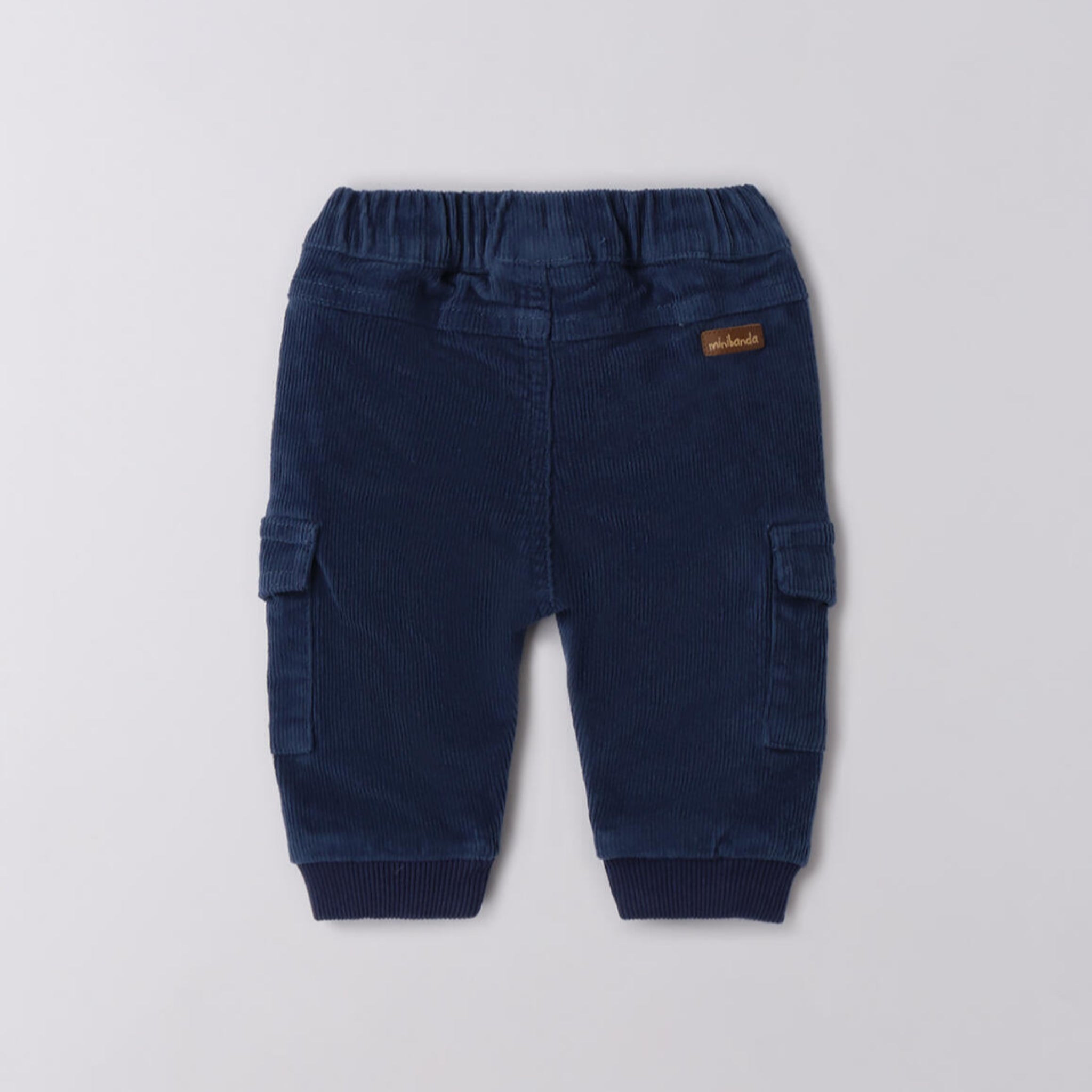 Pantalone Cargo Velluto Cotone Stretch Bimbo Blu 3F629/3656