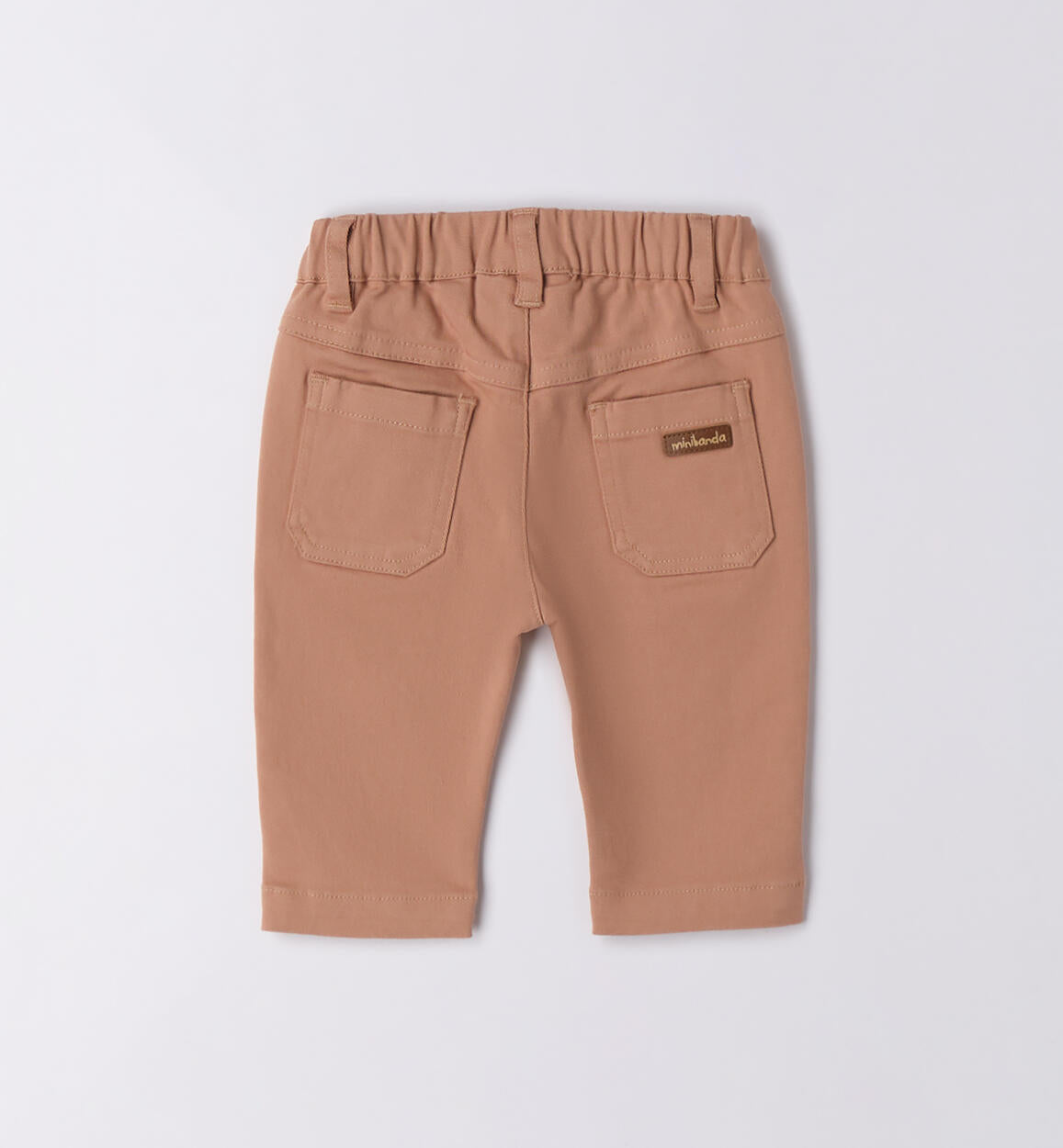 Pantalone Twill Cotone Stretch Bimbo Beige 3F623/945