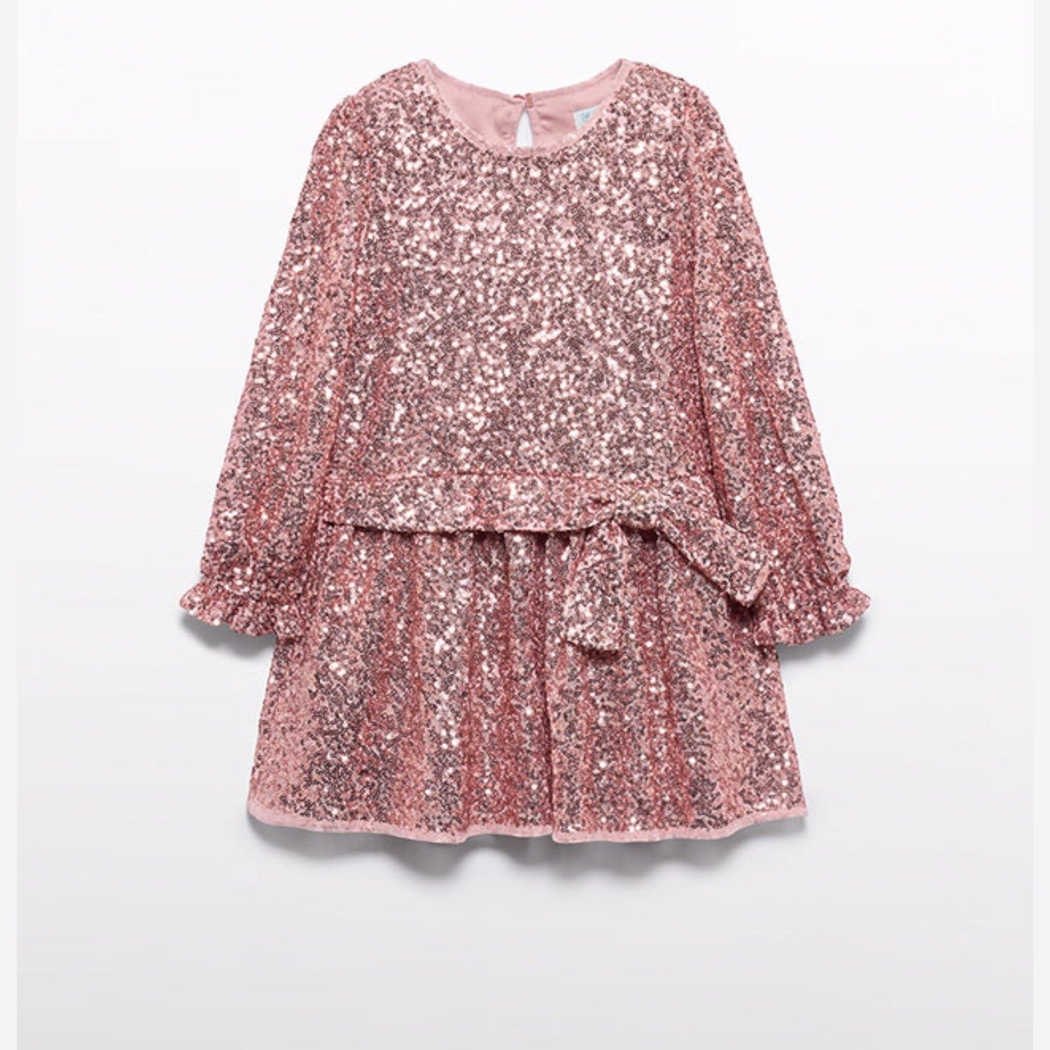 Abito paillettes Bimba Rosa 5531/46 -  NANU' BABY