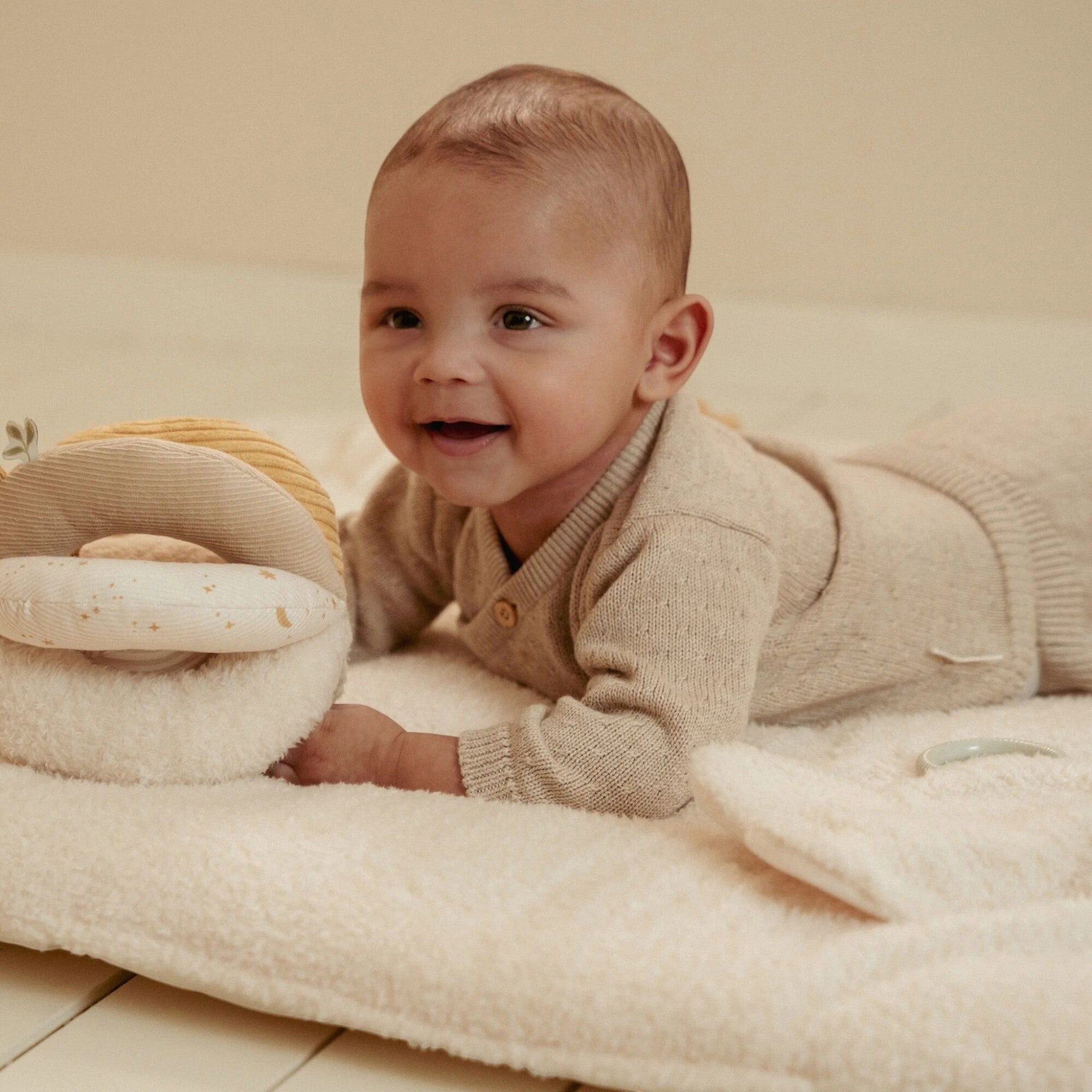 Baby Knit Cardigan Beige CL25292001