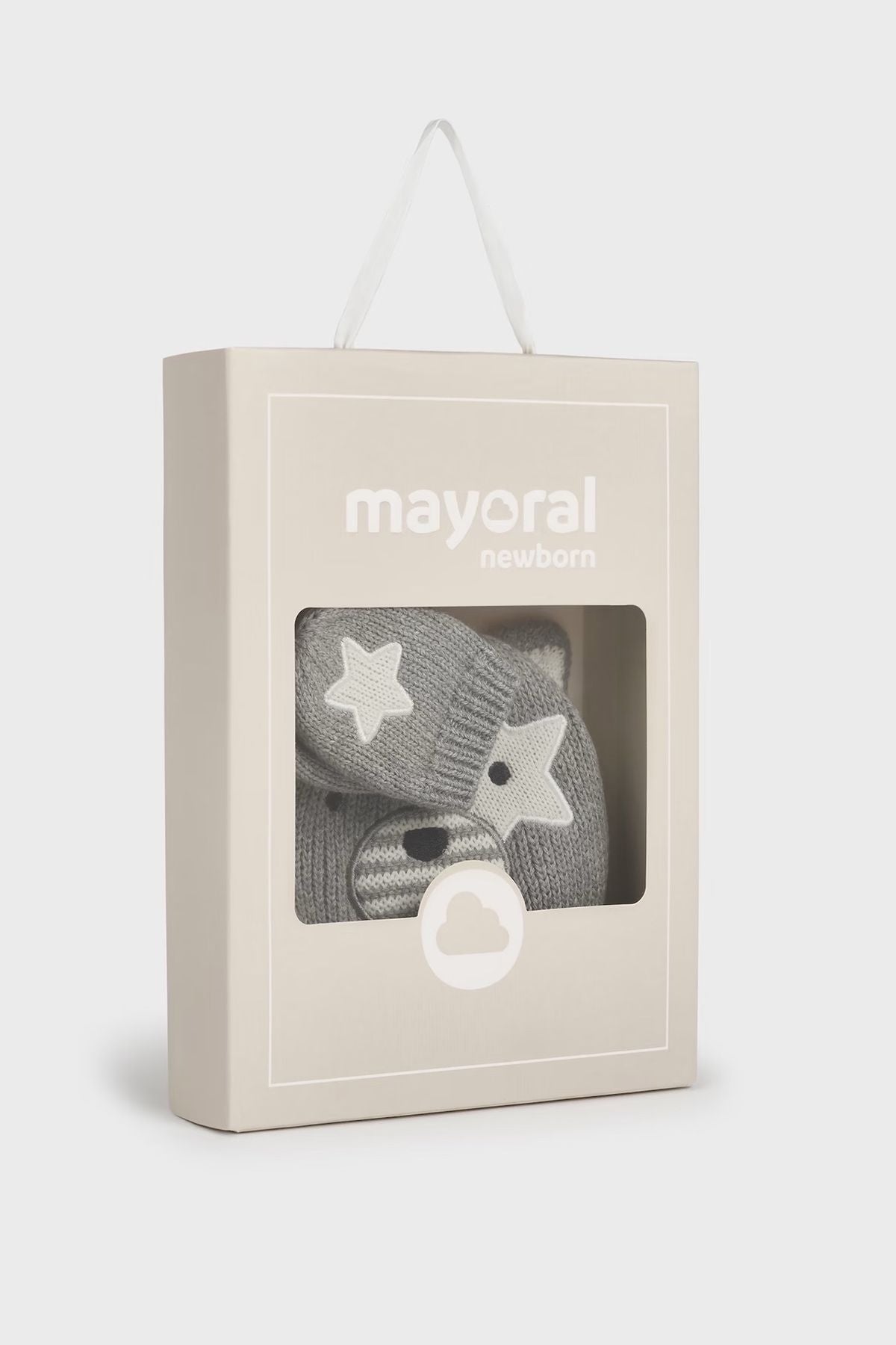 Complete hat and mittens GREY 9667-