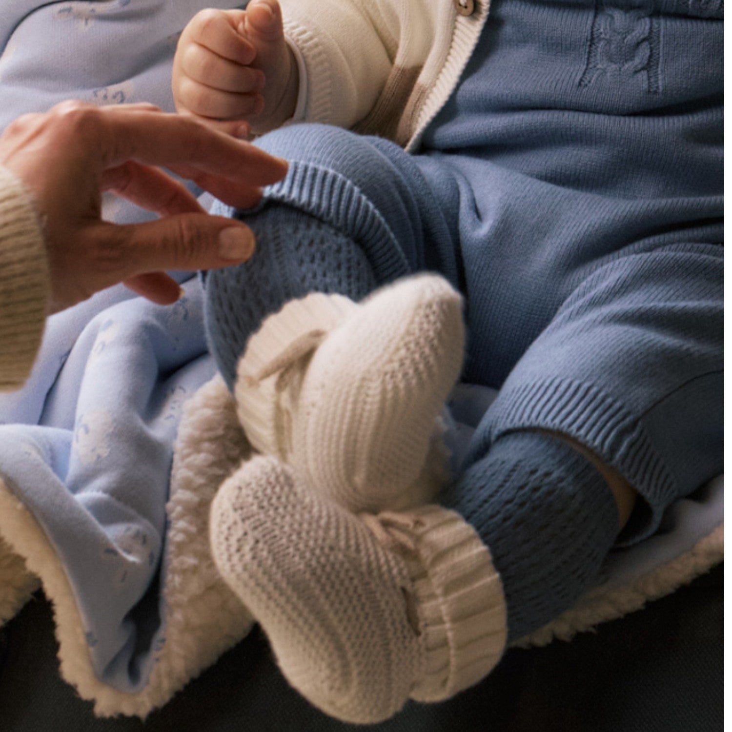 Babbucce Neonato ECRU 9970/85