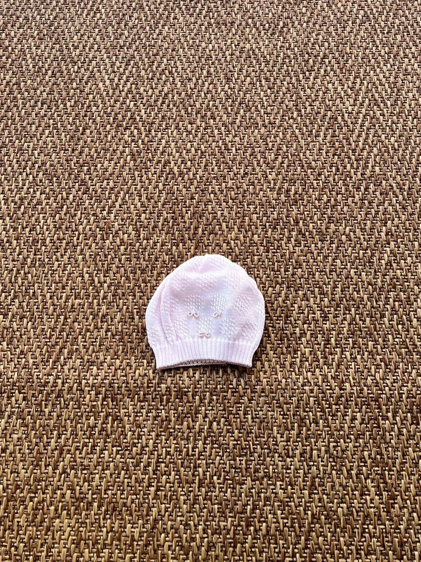 Cuffia Neonata ROSA EP5371/R -  NANU' BABY