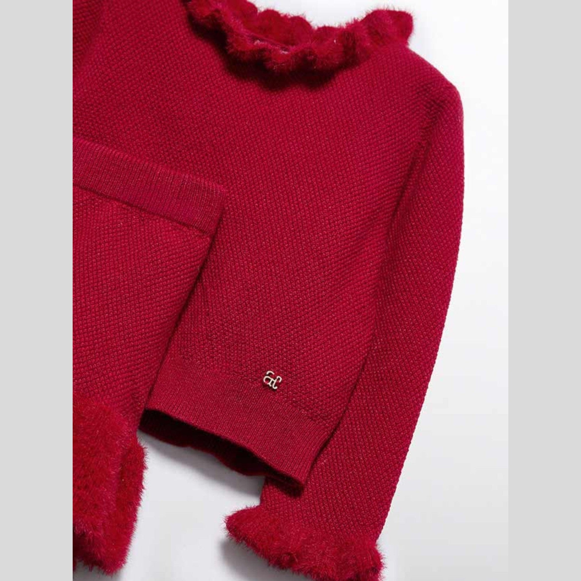 Compl. gonna tricot pelo Bimba Rosso 5513/2 -  NANU' BABY