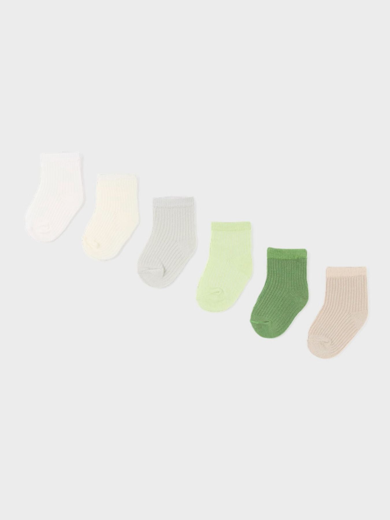 Set of 6 socks GREEN 9707/V