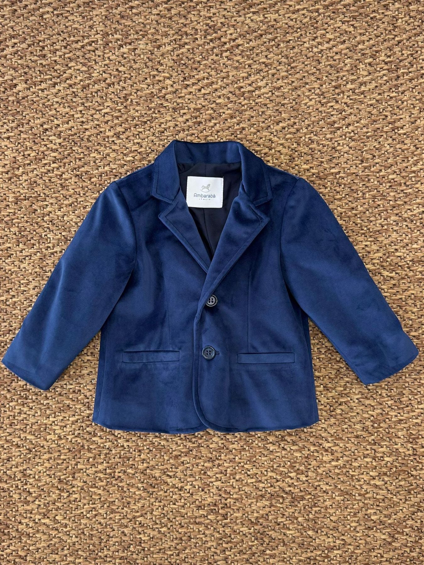 Blue Velvet Jacket for Boys FM38167