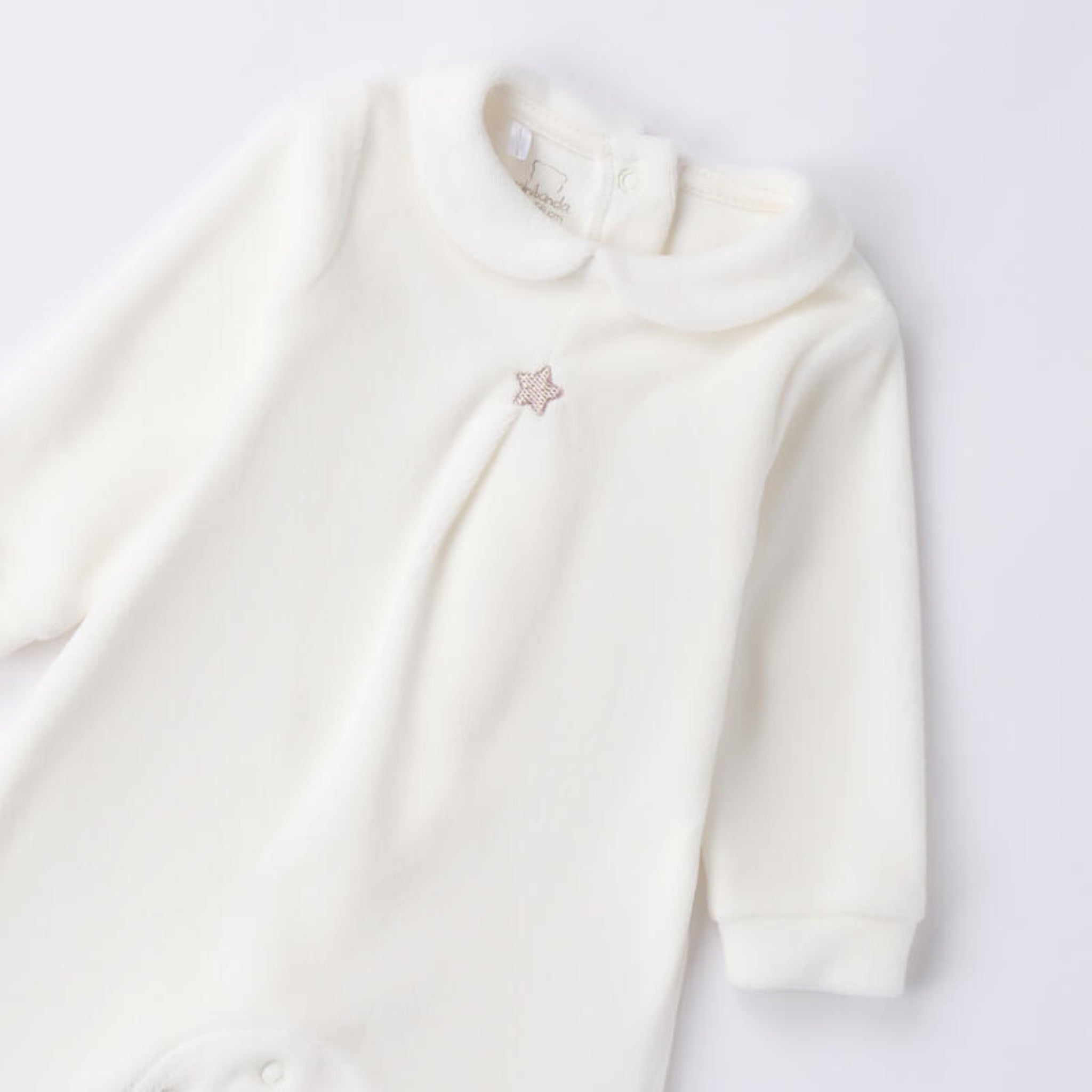 Tutina Intera Con Piede Neonato Bianco 3F671/112