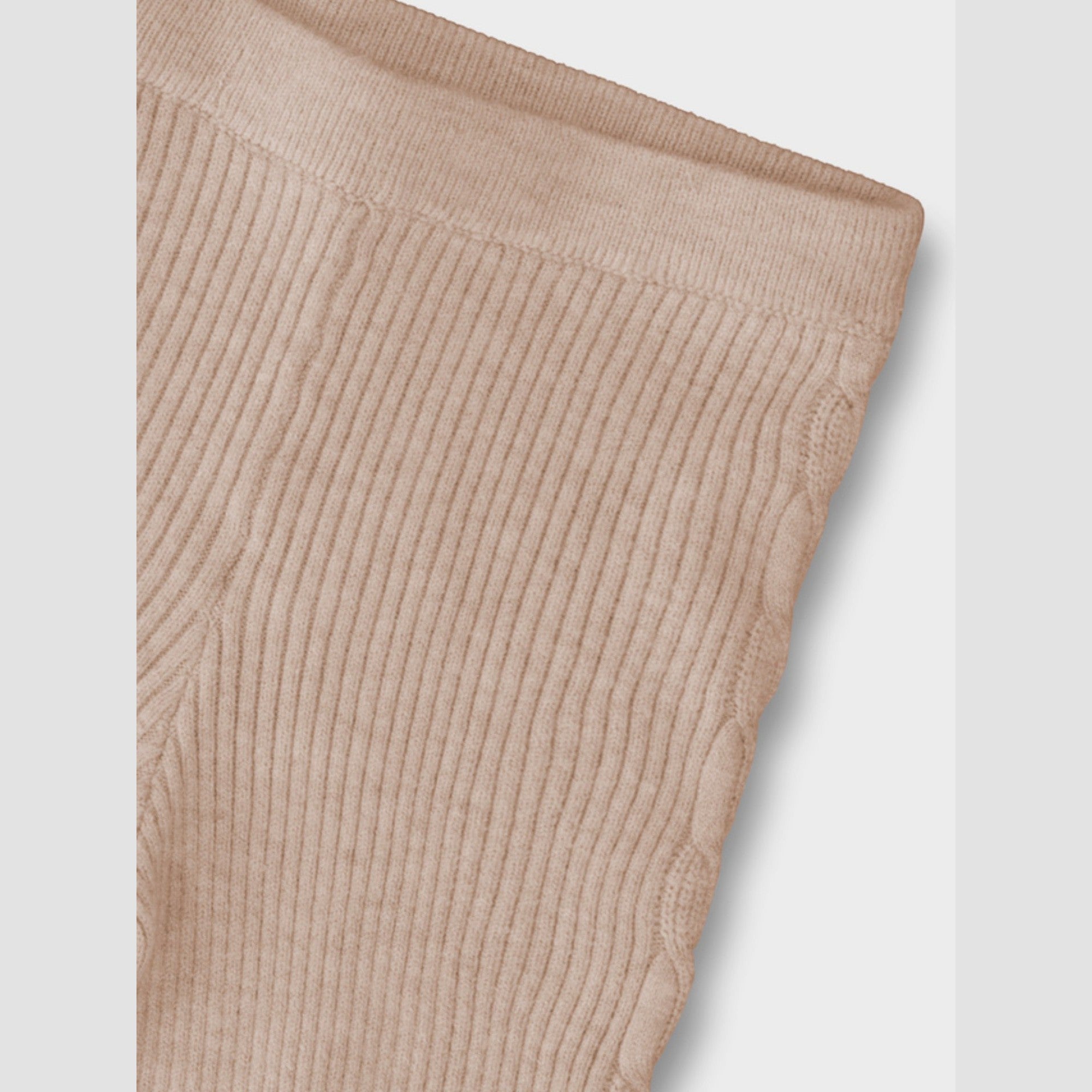 Leggings maglia tricot Bimba Beige 10015/61 -  NANU' BABY