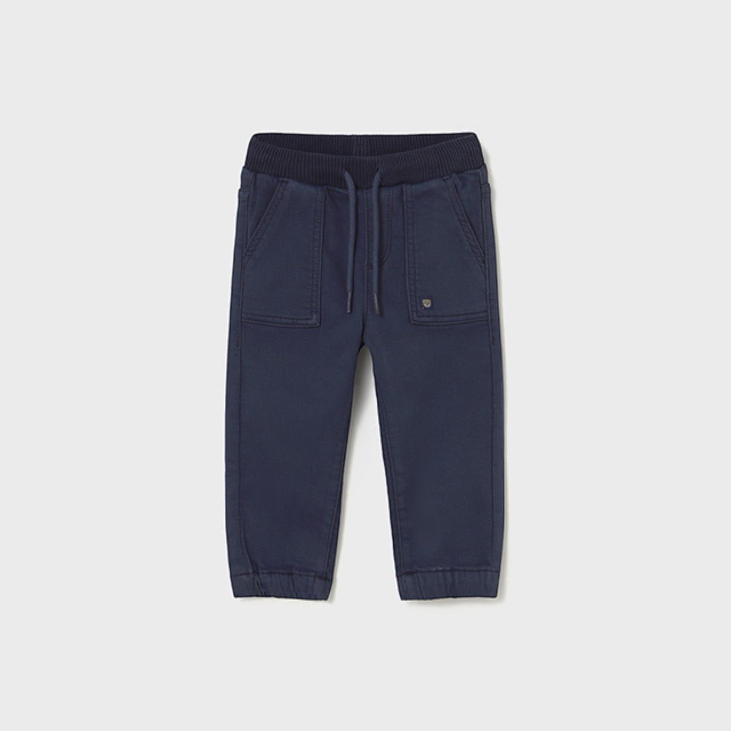 Soft twill jogger pants, baby boy, blue, 2503/74
