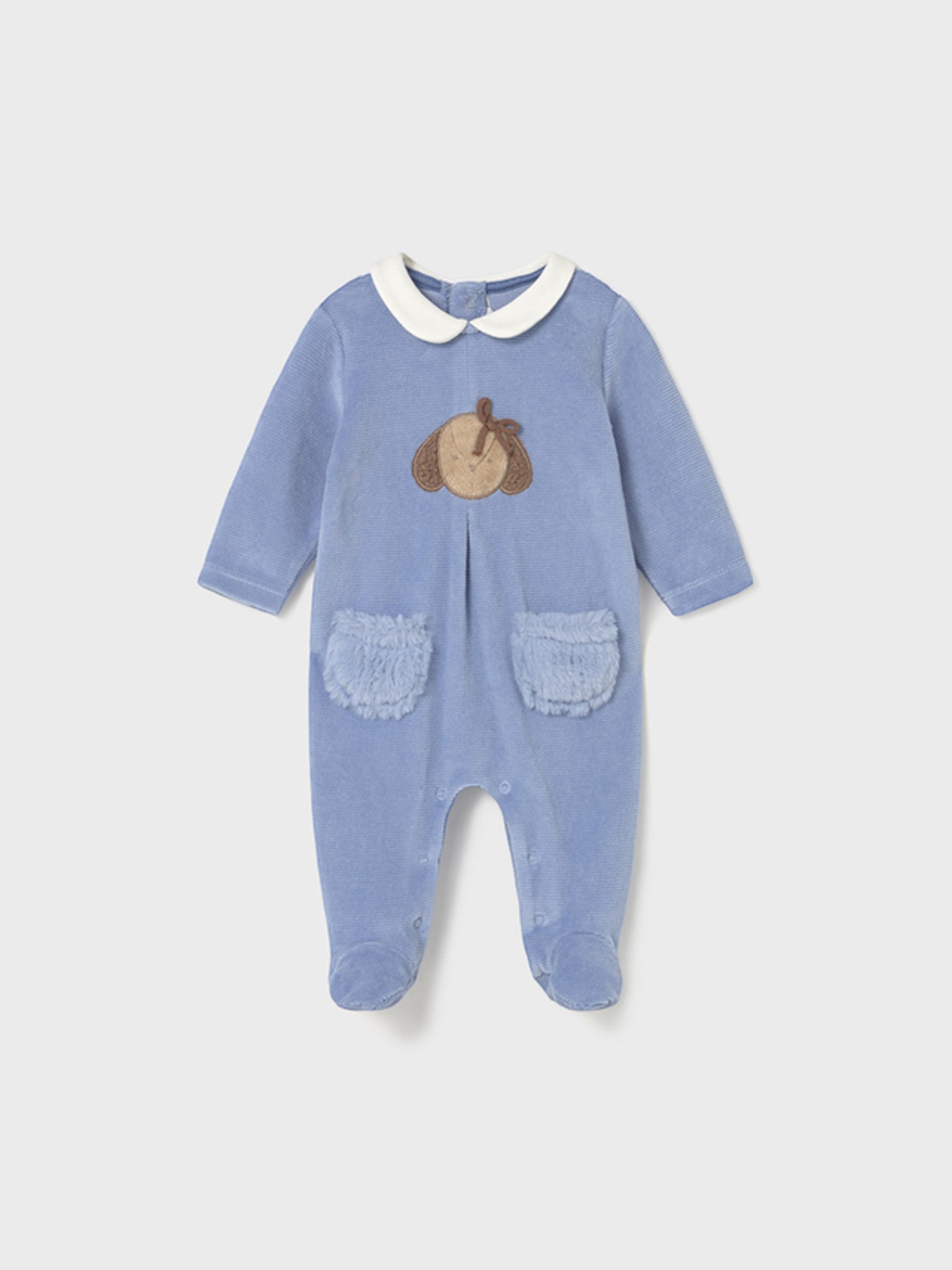 Baby Romper, Light Blue, 2702/86