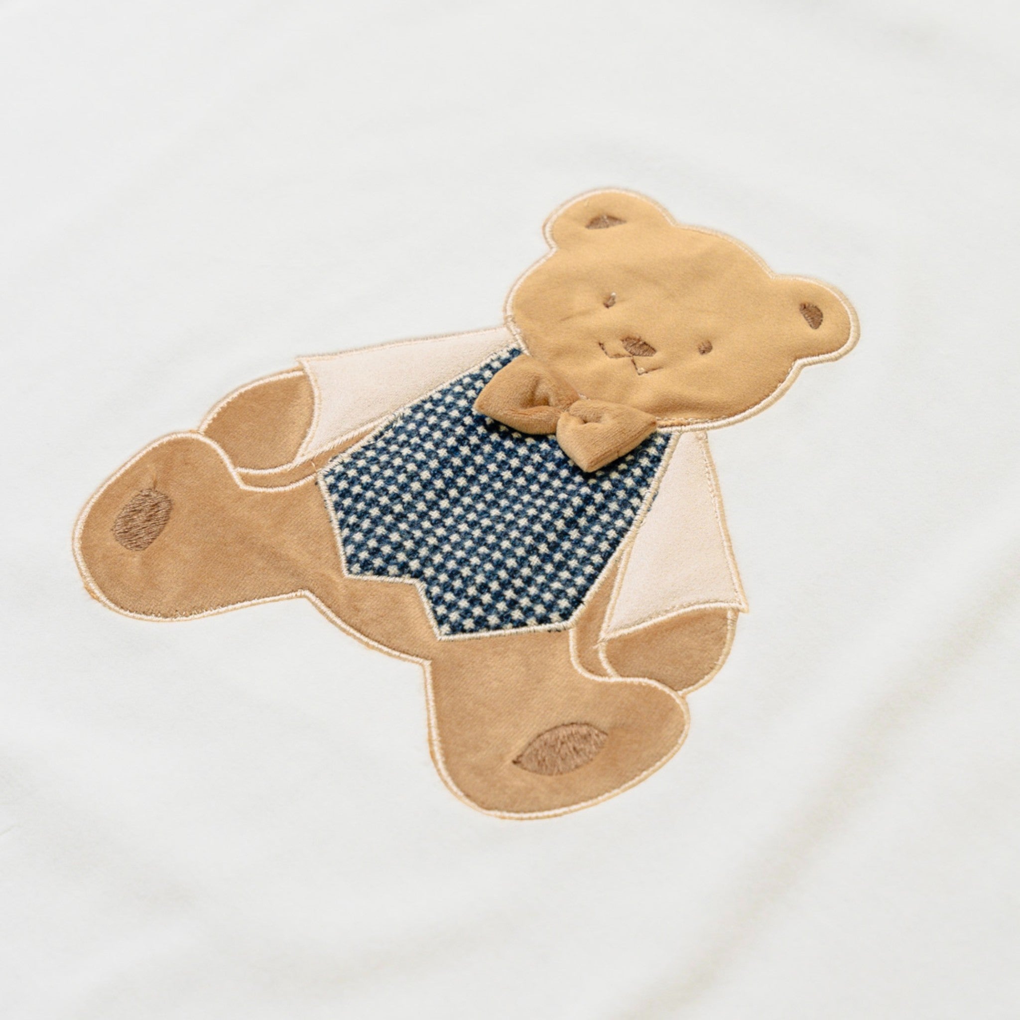 Copertina Neonato Ciniglia Panna SARTORIA DEI PICCOLI (cod. LC1111)