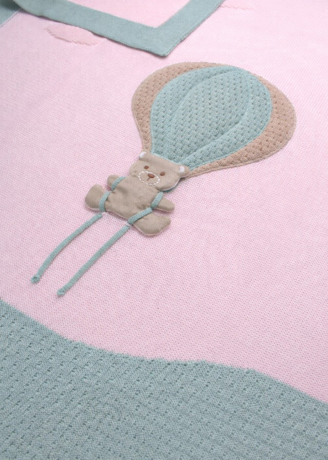 Copertina Cotone Mongolfiera Rosa EK5080R