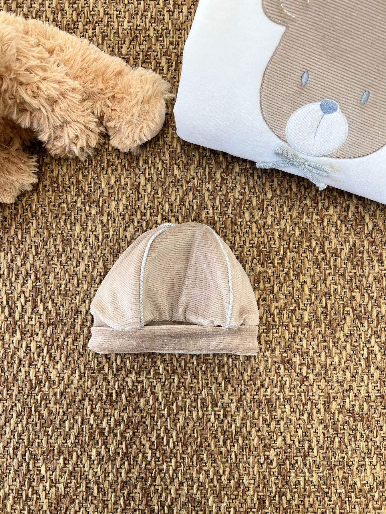 Teddy Baby Hat White 5450CA