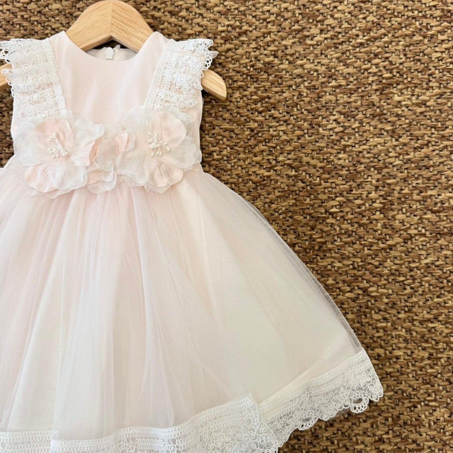 Abito Cerimonia Bimba ROSA FB086/R -  NANU' BABY